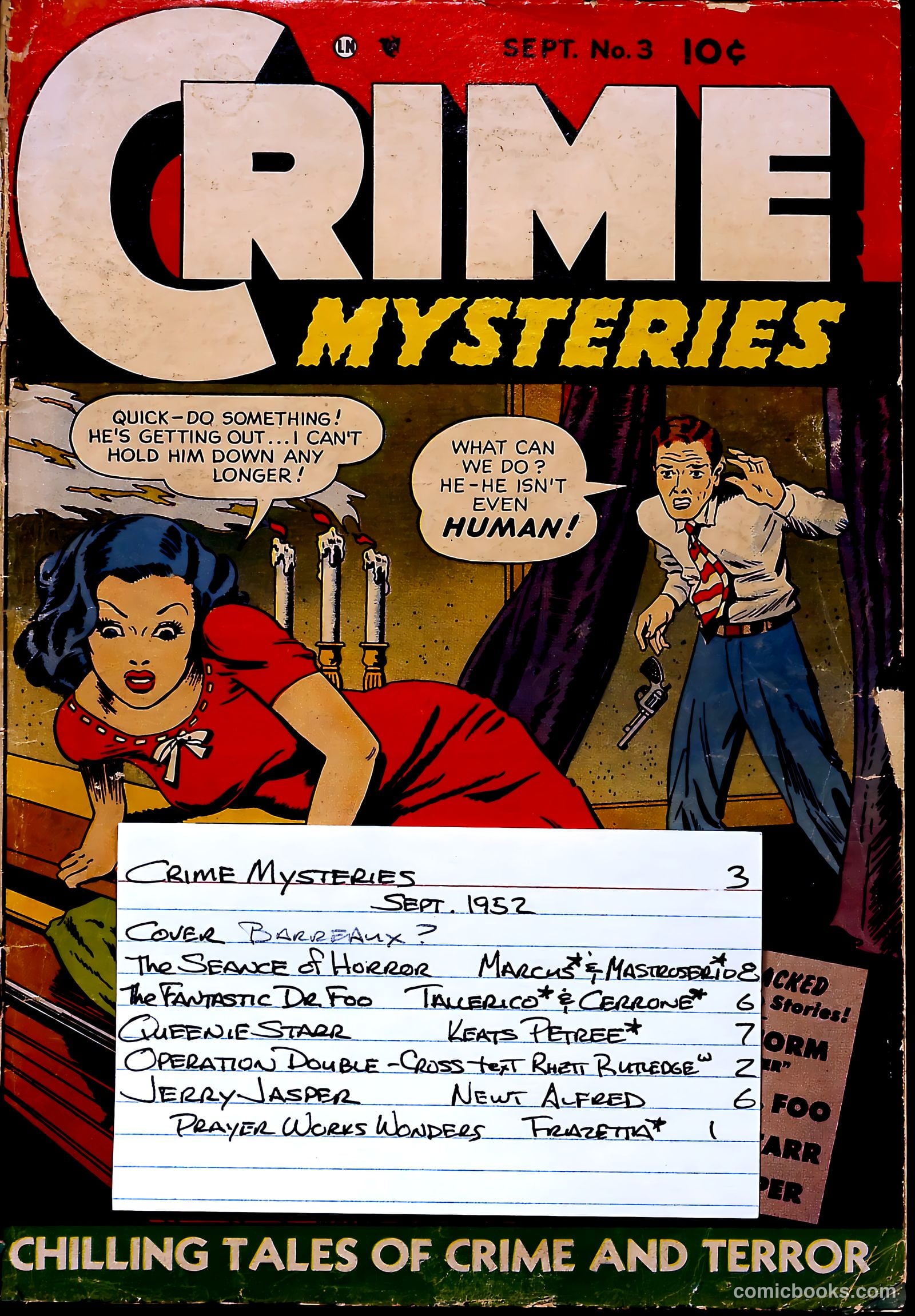 Crime Mysteries #3 — page 37 of 37