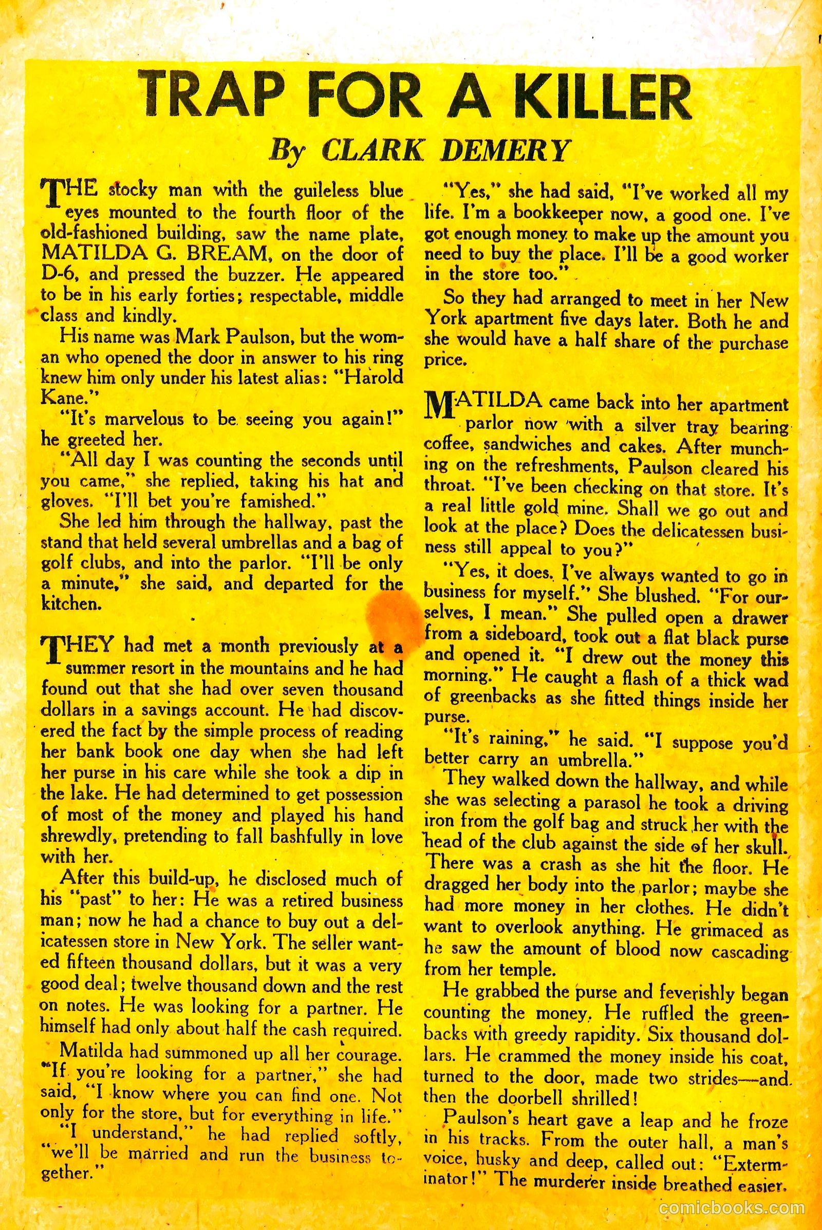 Crime Mysteries #4 — page 18 of 36