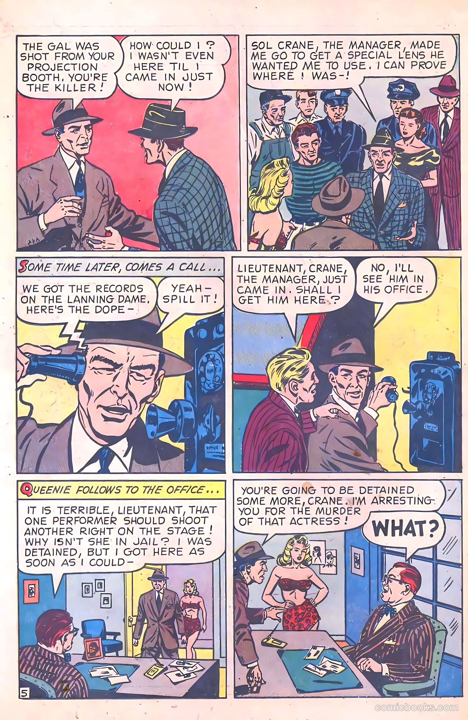 Crime Mysteries #5 — page 22 of 36