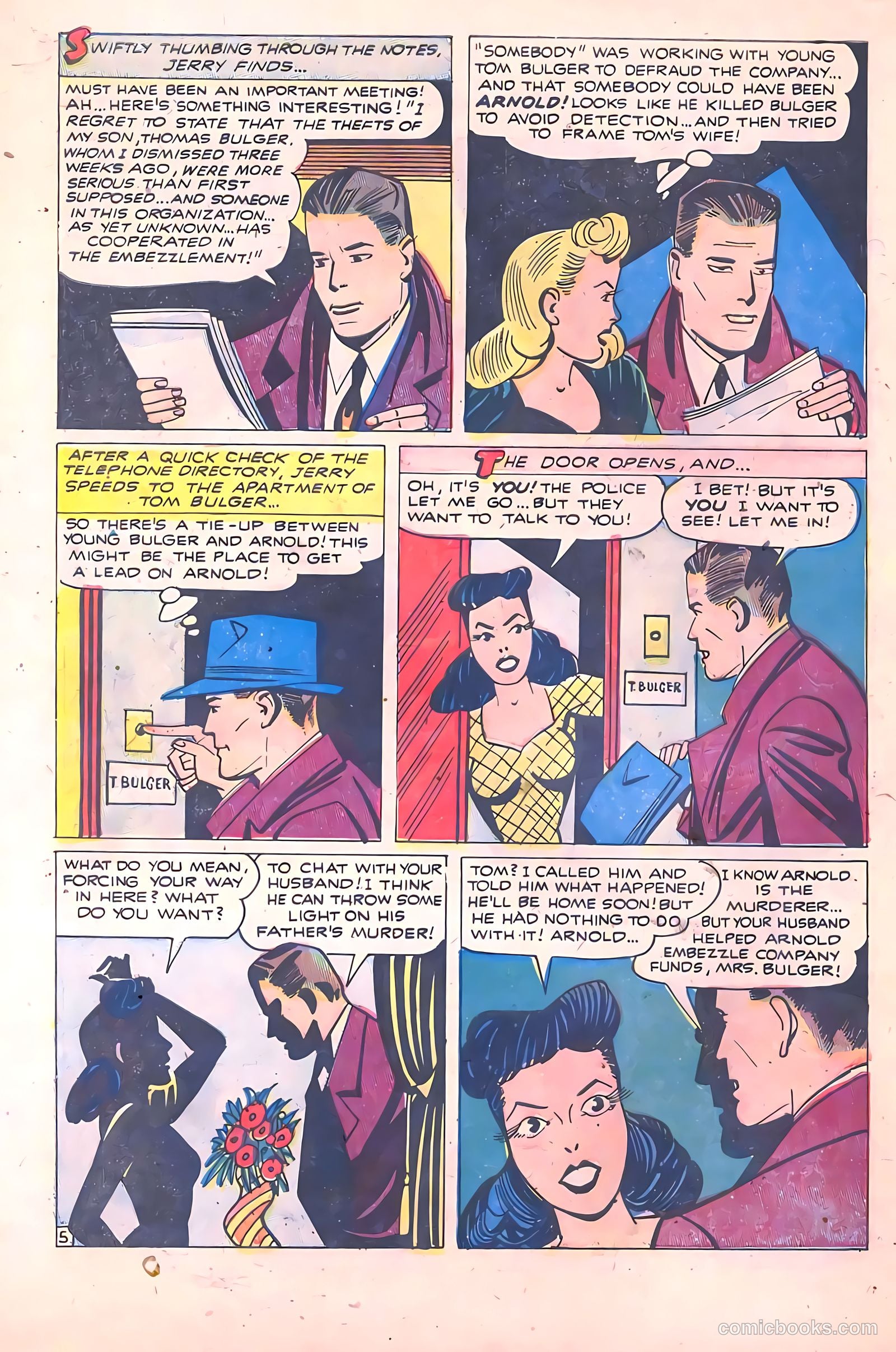 Crime Mysteries #5 — page 30 of 36