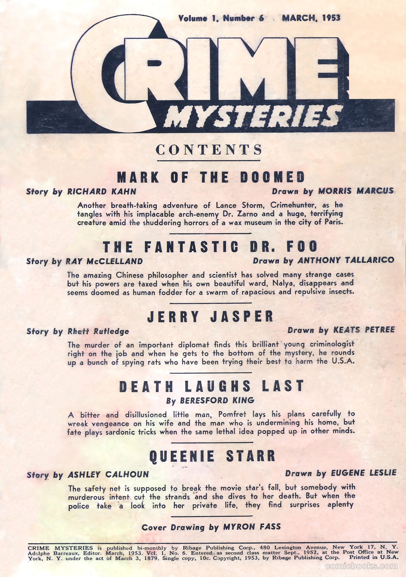 Crime Mysteries #6 — page 2 of 36