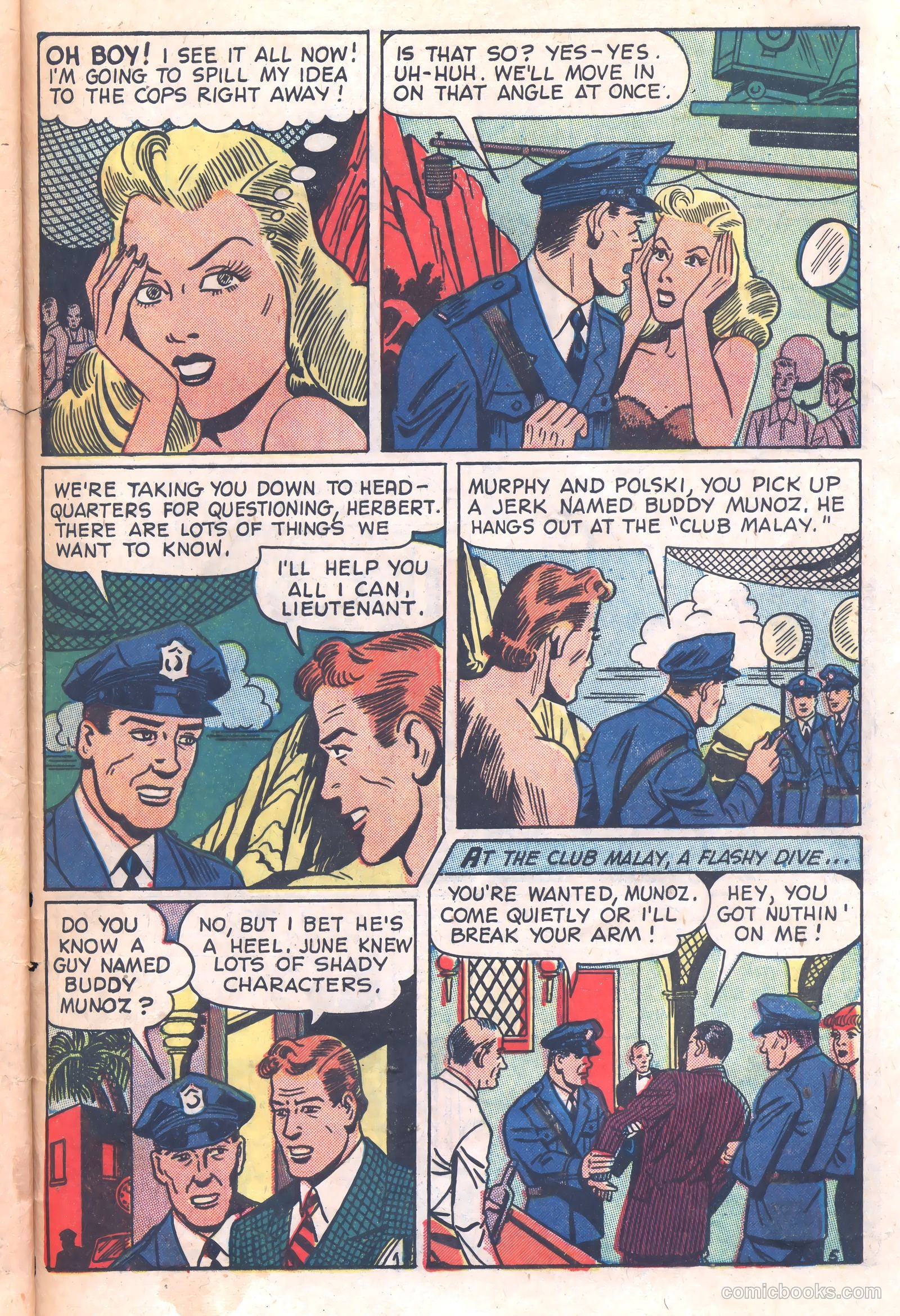 Crime Mysteries #6 — page 33 of 36