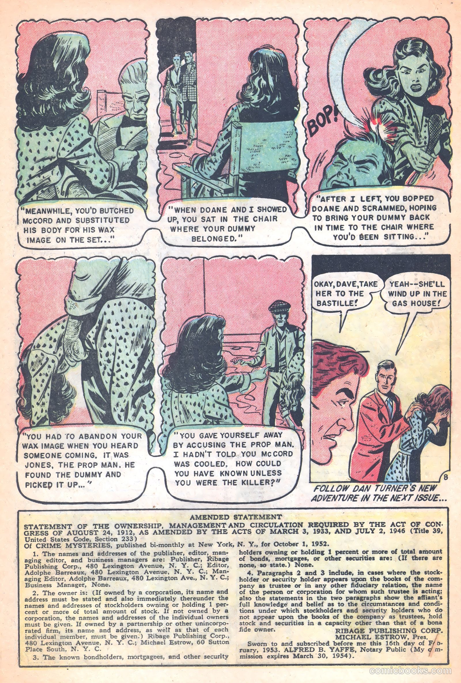 Crime Mysteries #8 — page 20 of 39