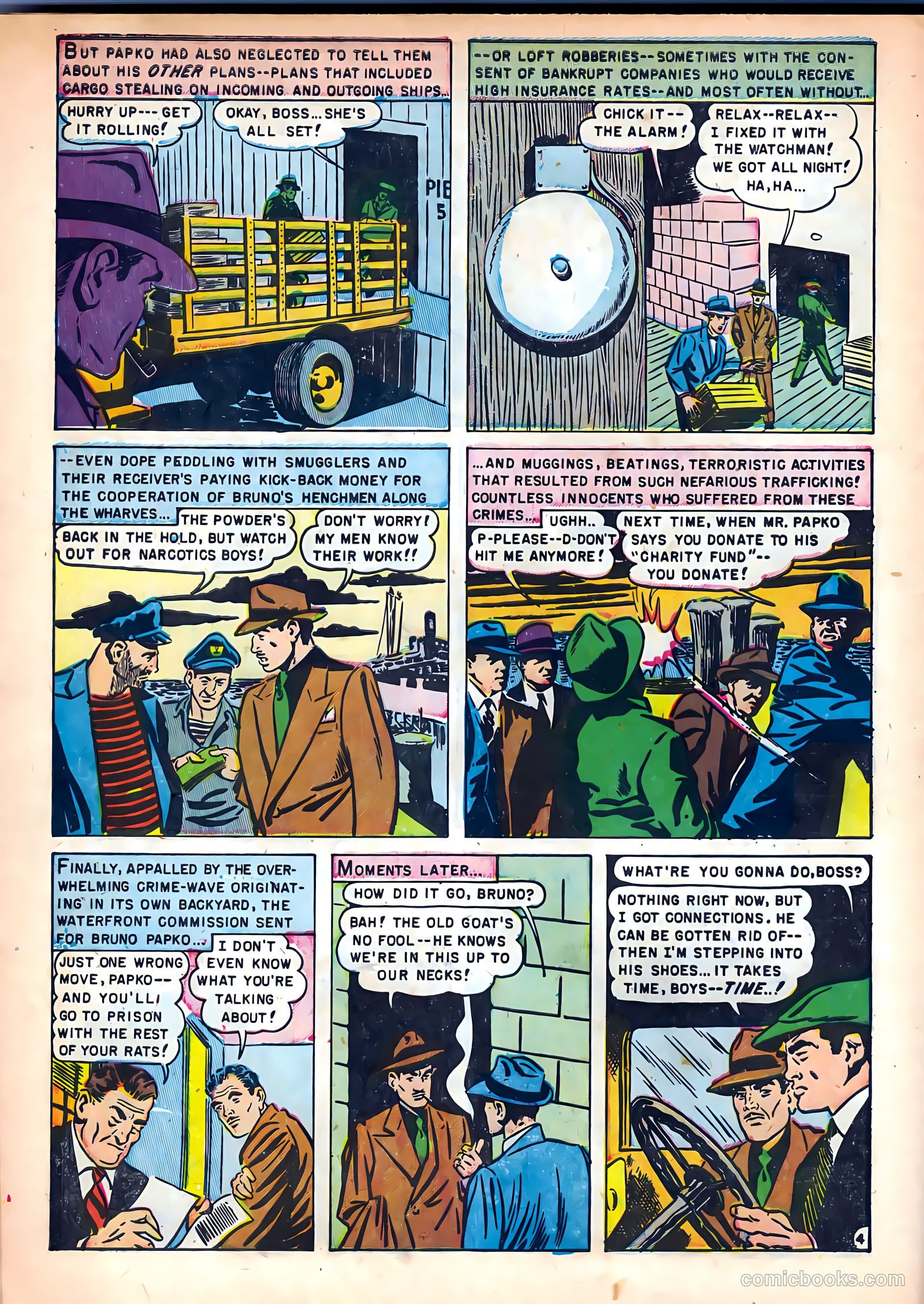 Crime on the Waterfront #4 — page 6 of 36