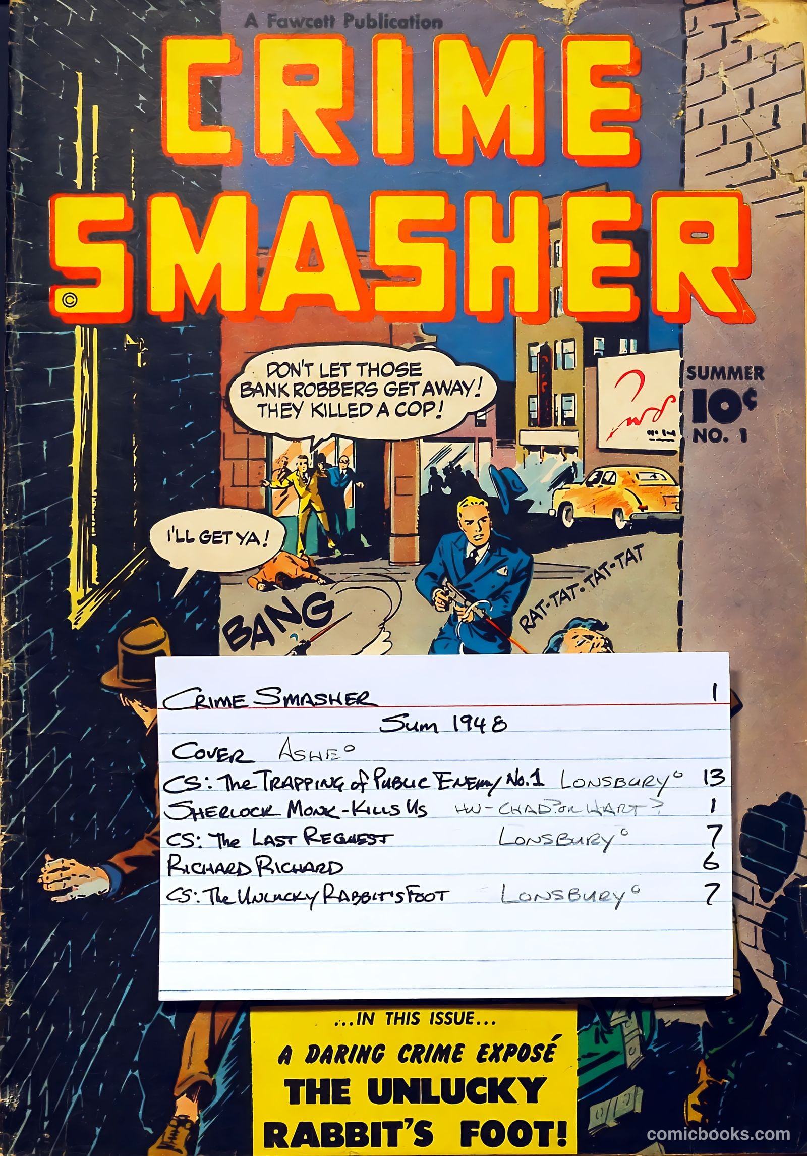 Crime Smasher #1 — page 37 of 37