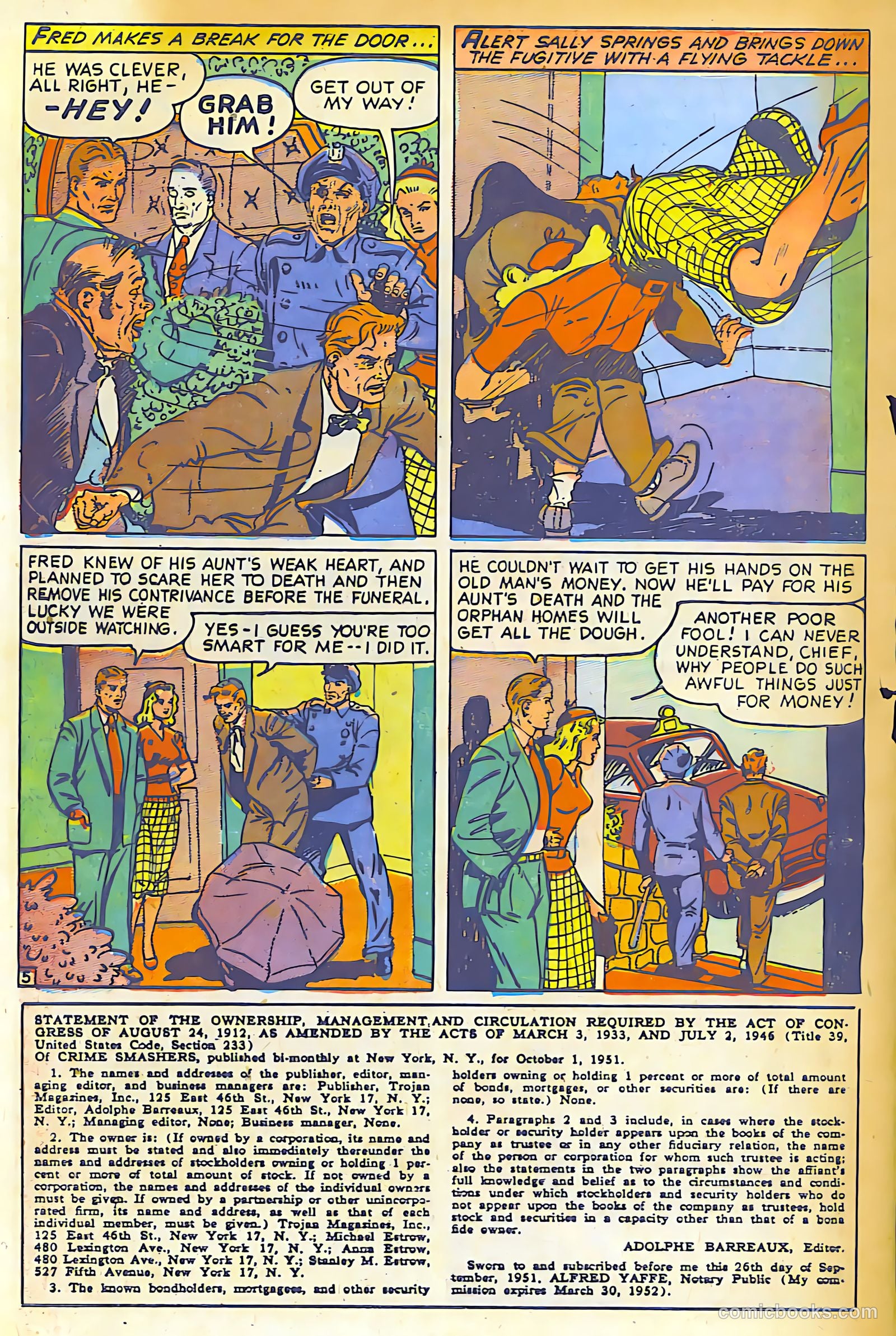Crime Smashers #10 — page 29 of 29