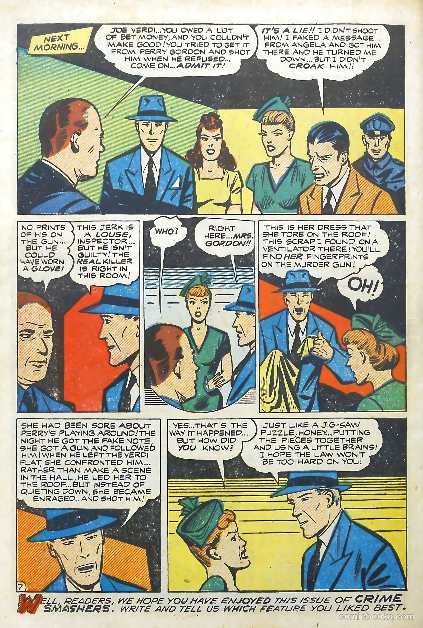 Crime Smashers #3 — page 35 of 37