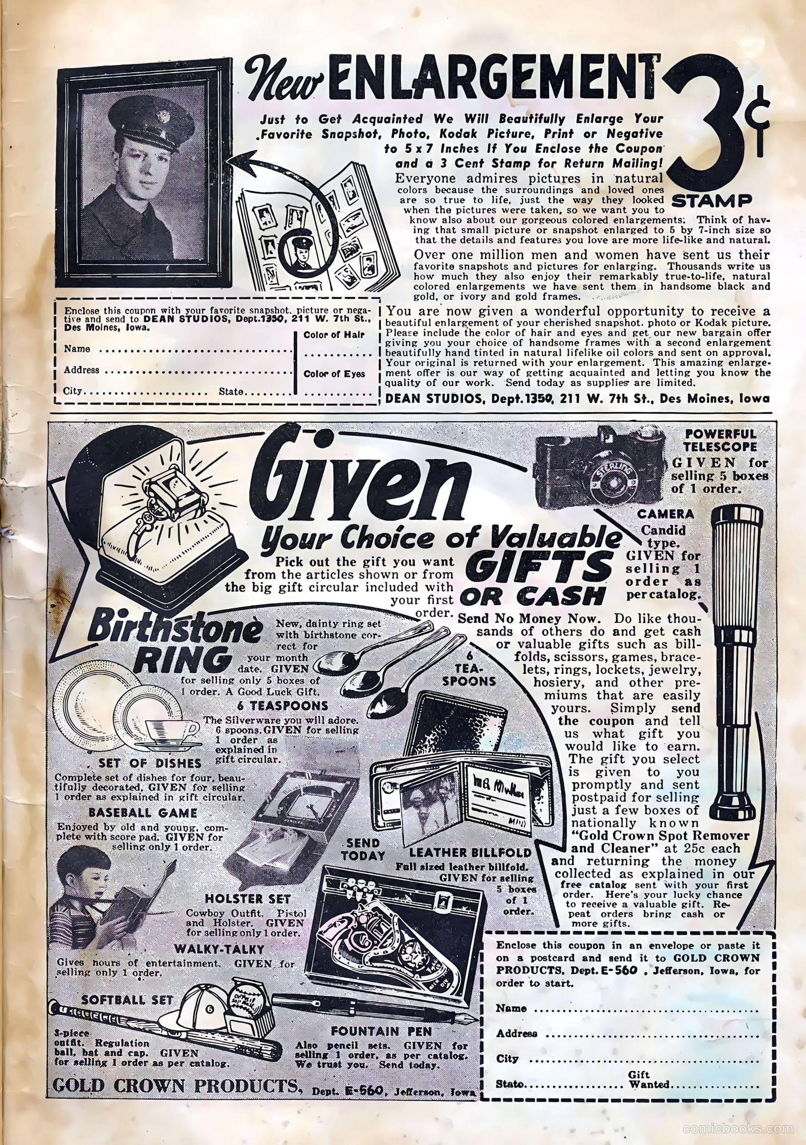 Crown Comics #3 — page 35 of 36
