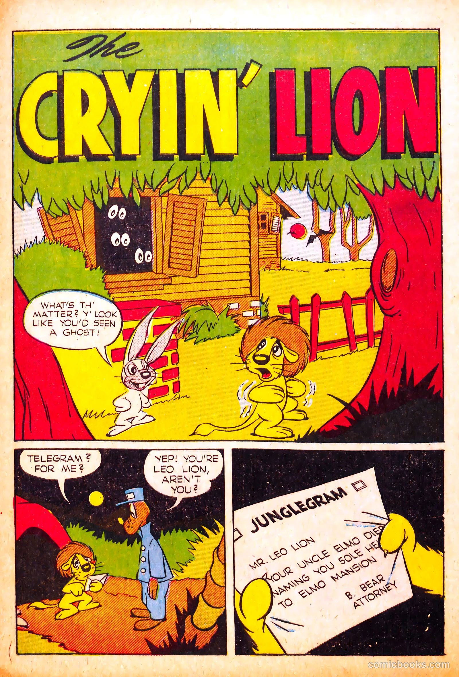 Cryin' Lion Comics #3 — page 3 of 52