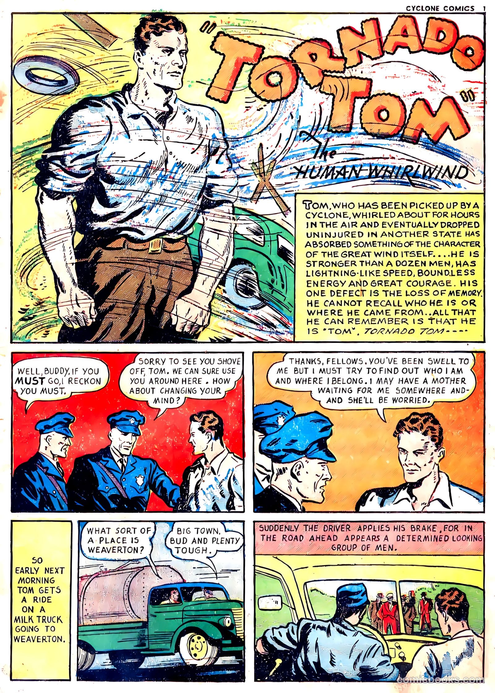 Cyclone Comics #2 — page 2 of 7