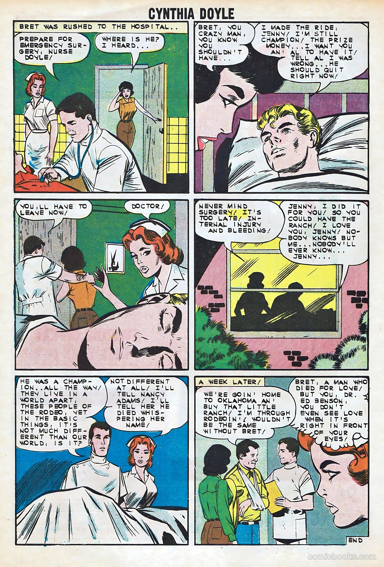 Cynthia Doyle, Nurse in Love #72 — page 32 of 37
