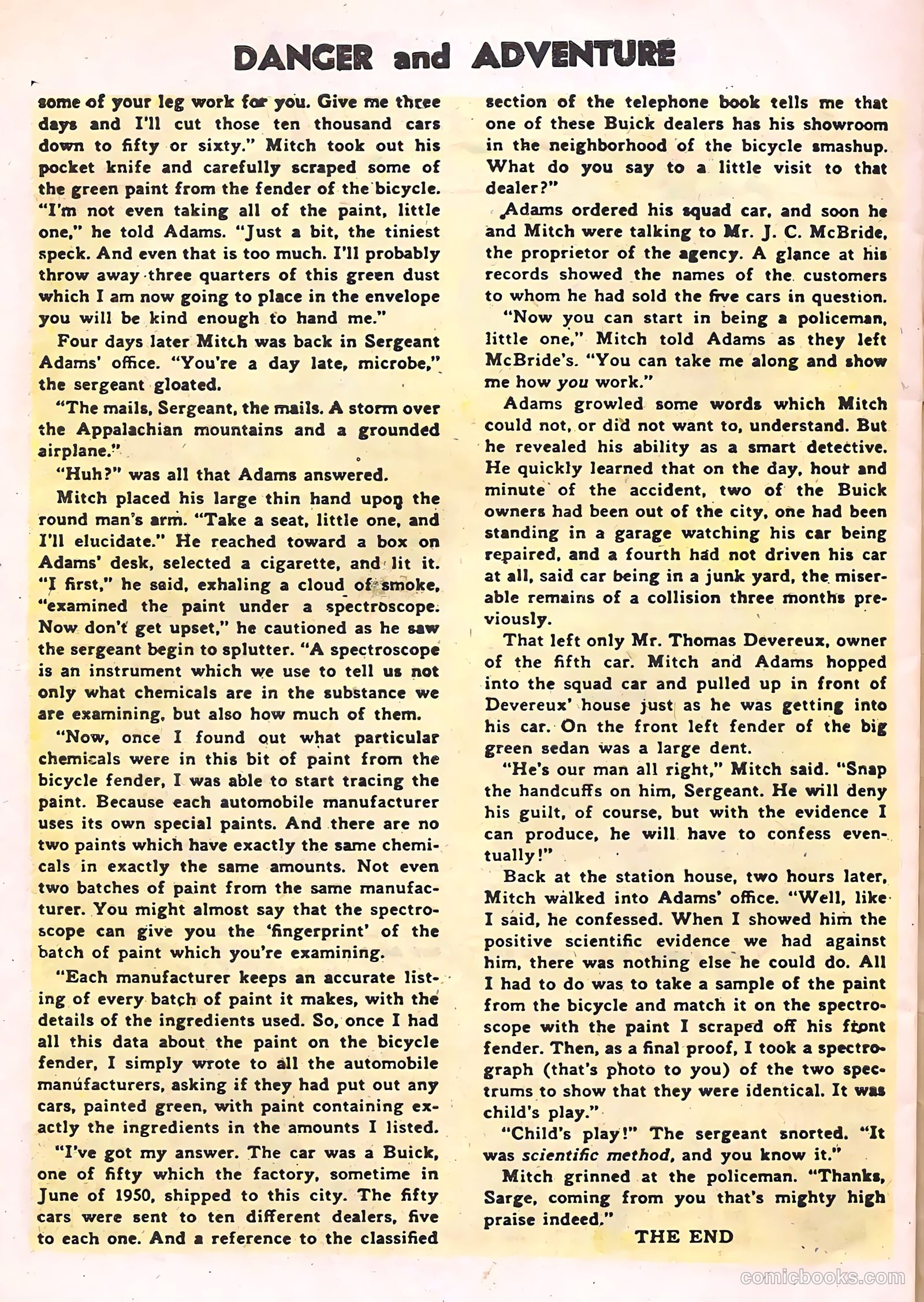 Danger and Adventure #24 — page 28 of 36