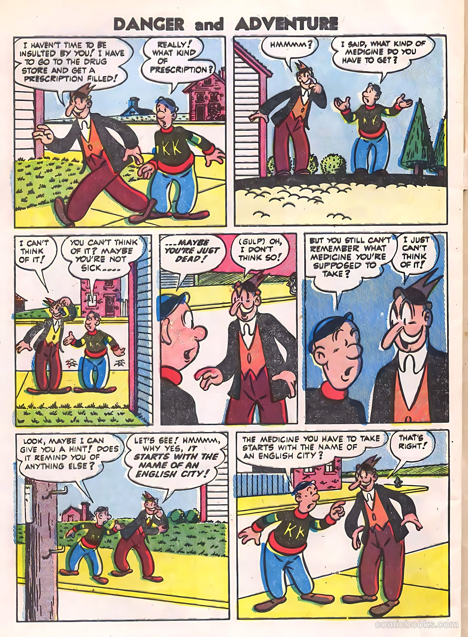 Danger and Adventure #24 — page 32 of 36