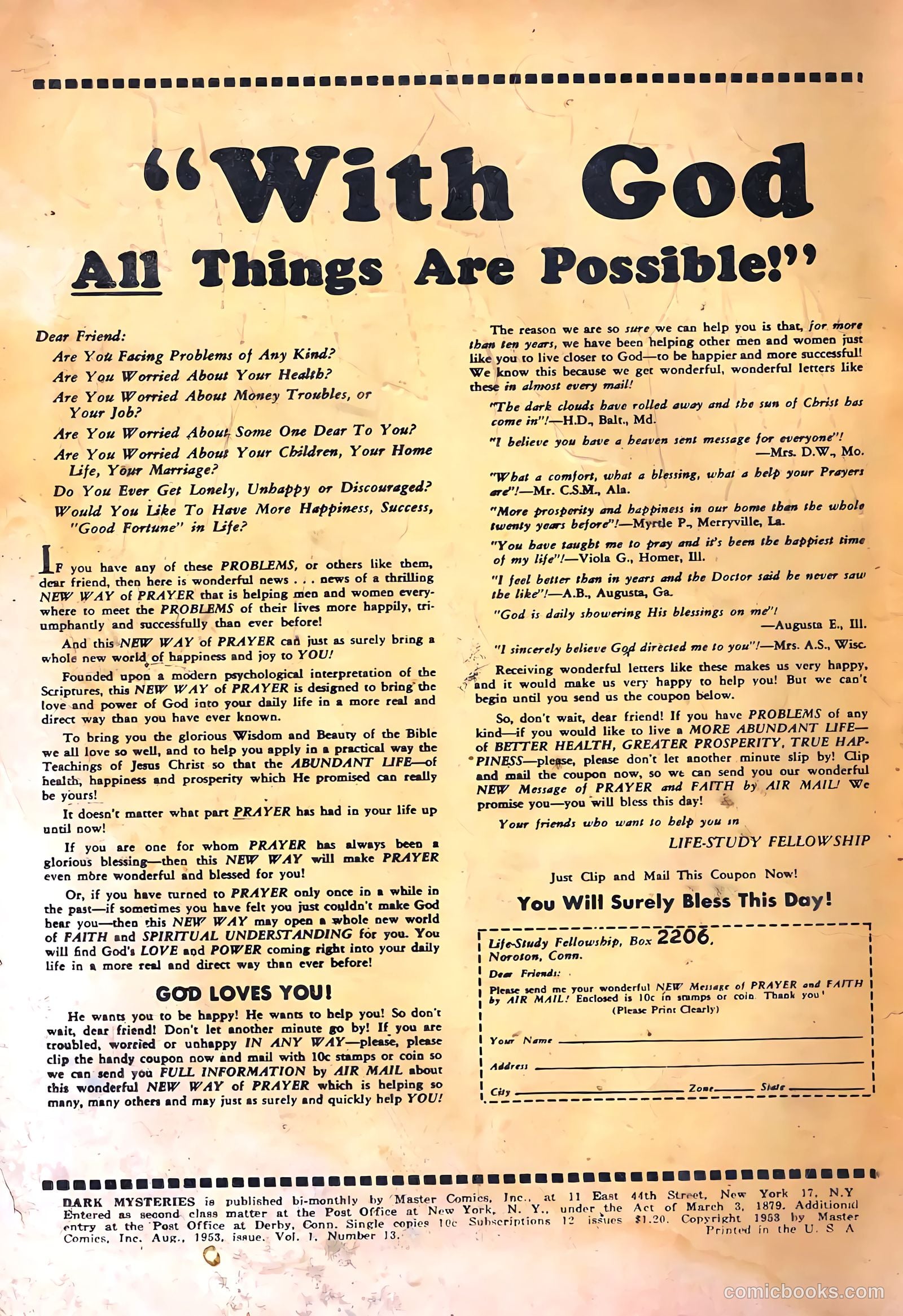 Dark Mysteries #13 — page 2 of 36