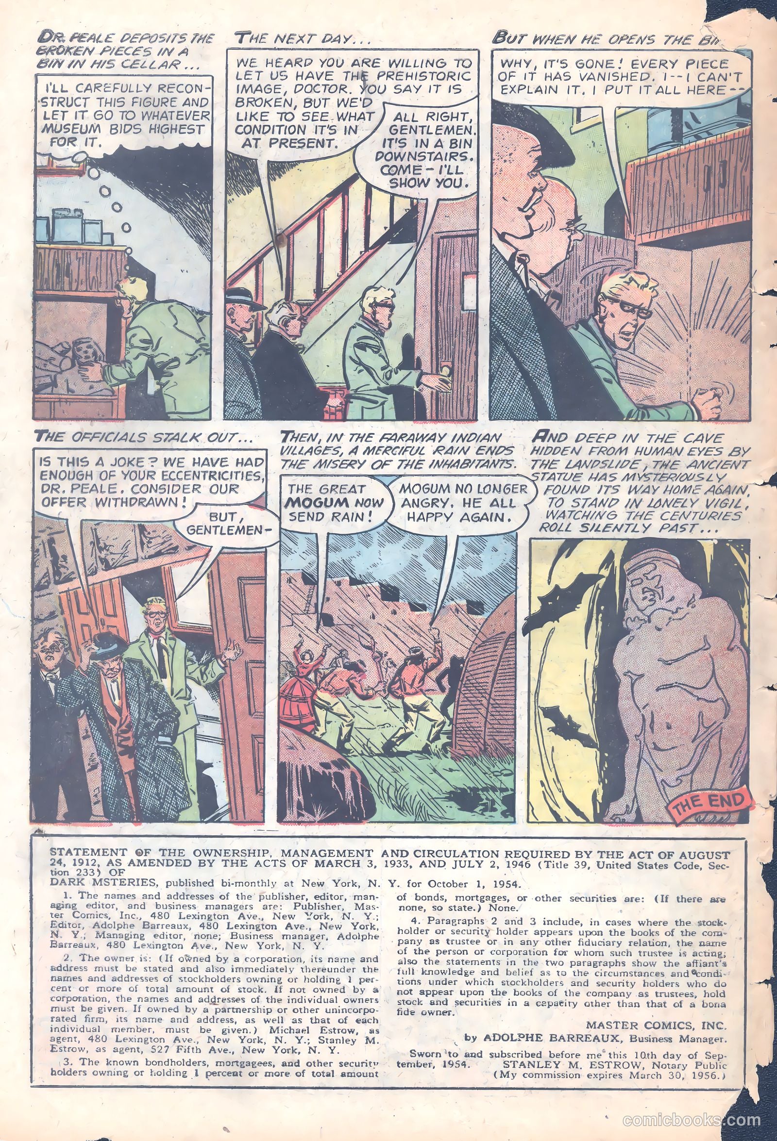 Dark Mysteries #23 — page 34 of 36