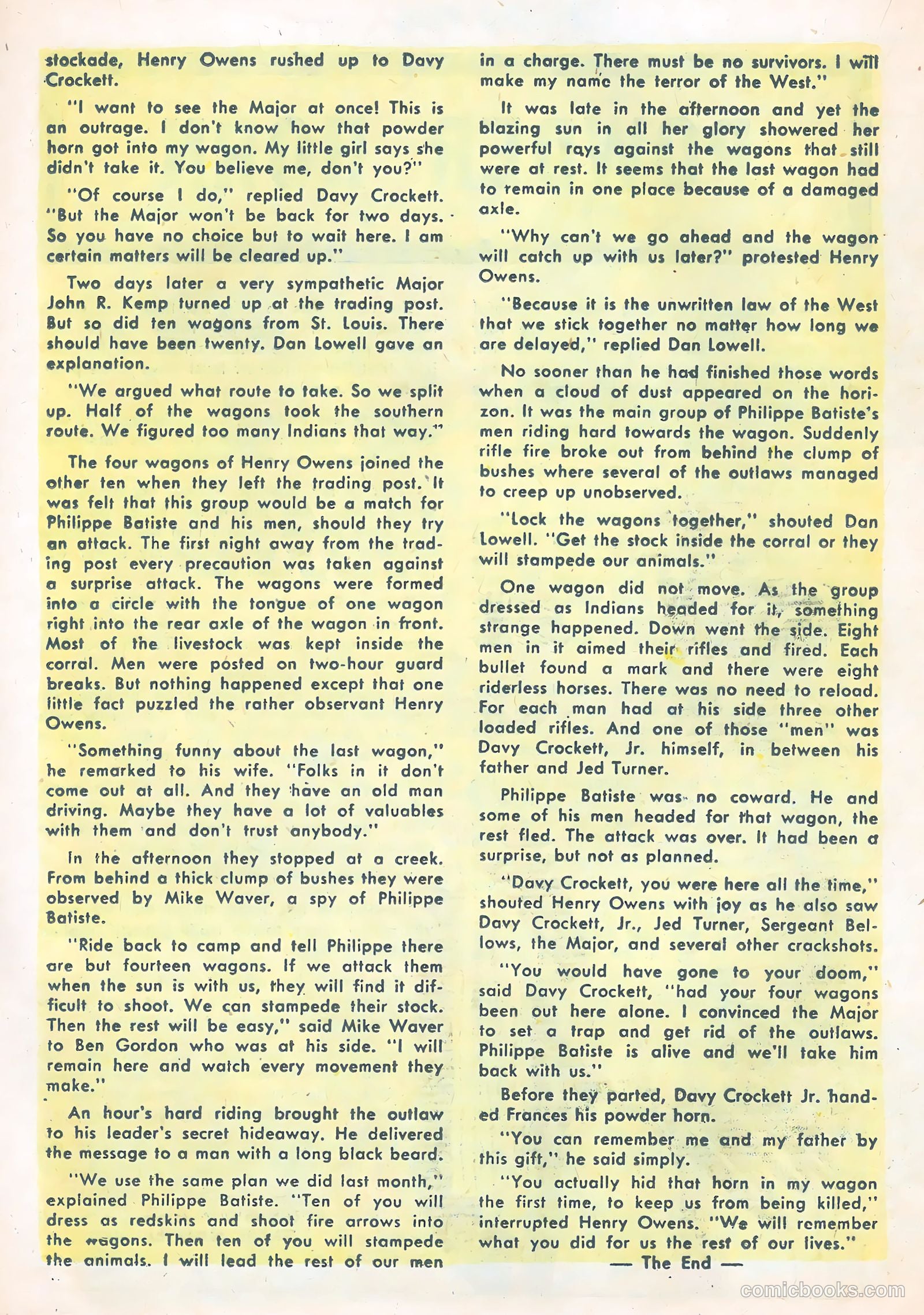 Davy Crockett #2 — page 20 of 36