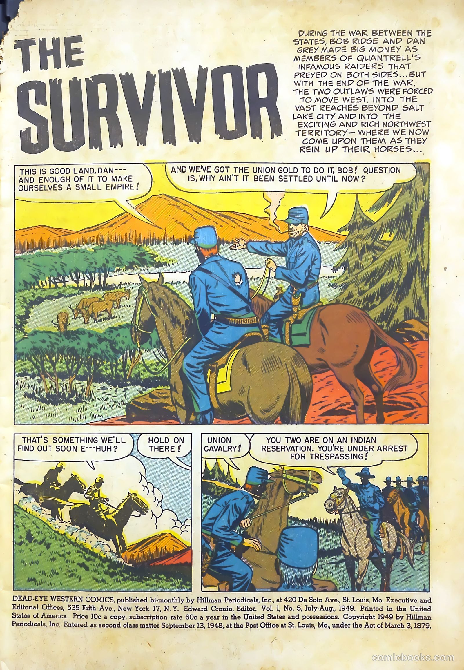 Dead-Eye Western Comics #5 — page 3 of 52