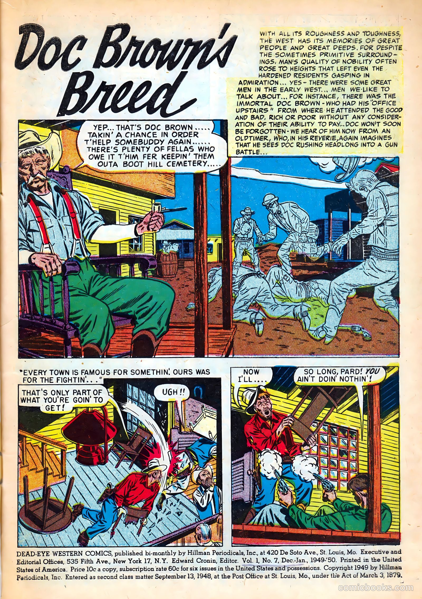 Dead-Eye Western Comics #7 — page 3 of 52