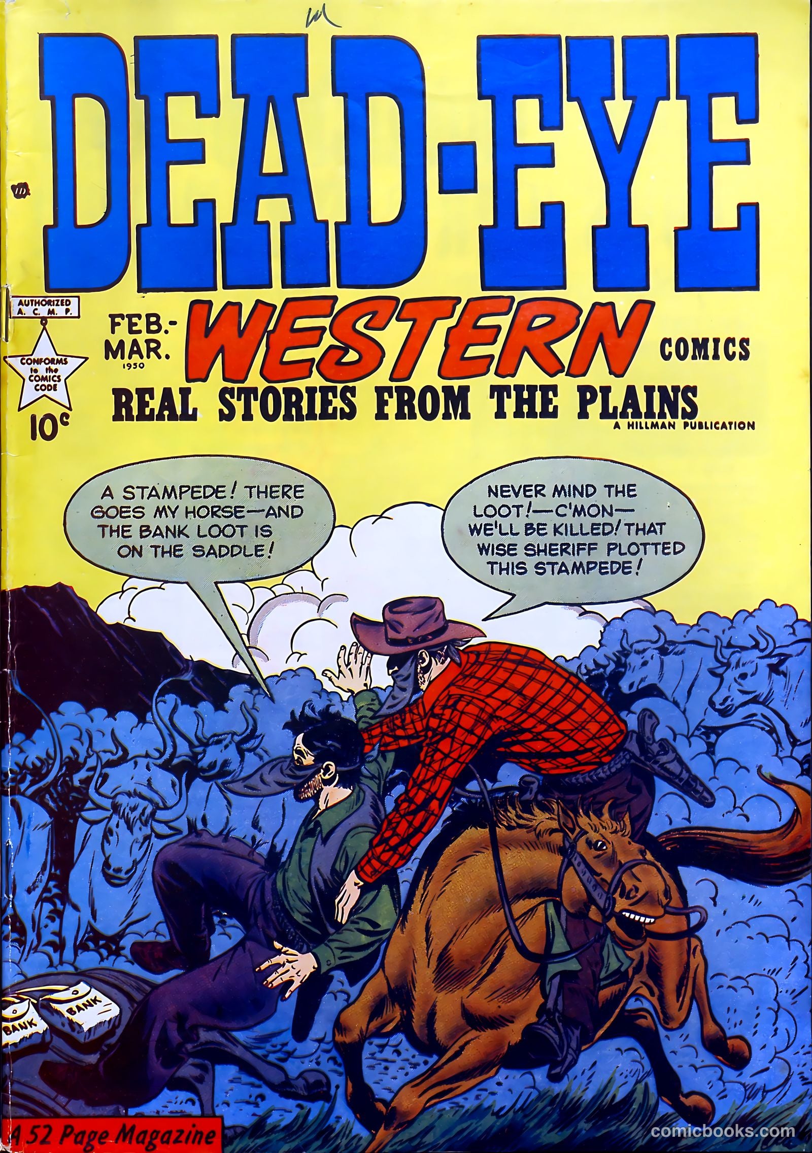 Dead-Eye Western Comics #8 — page 1 of 52