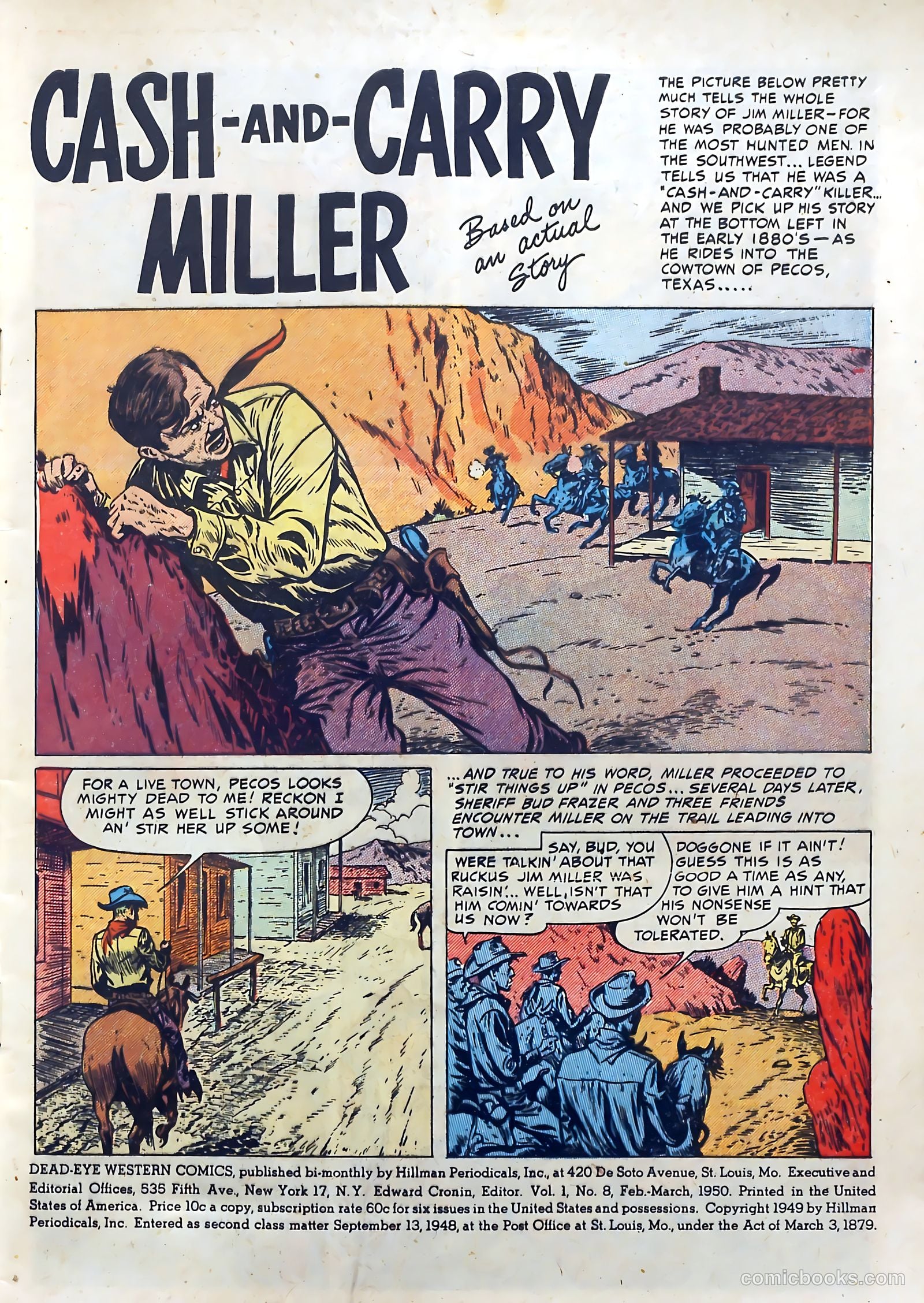 Dead-Eye Western Comics #8 — page 3 of 52