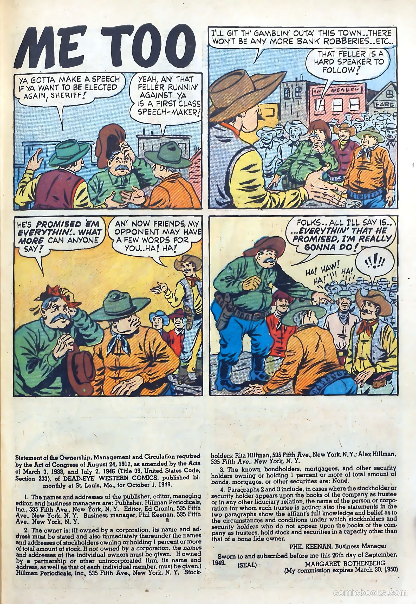 Dead-Eye Western Comics #8 — page 41 of 52
