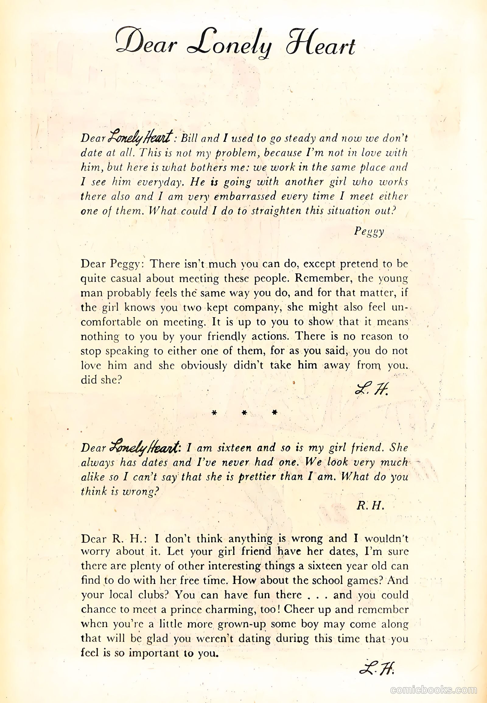 Dear Lonely Heart #1 — page 18 of 36