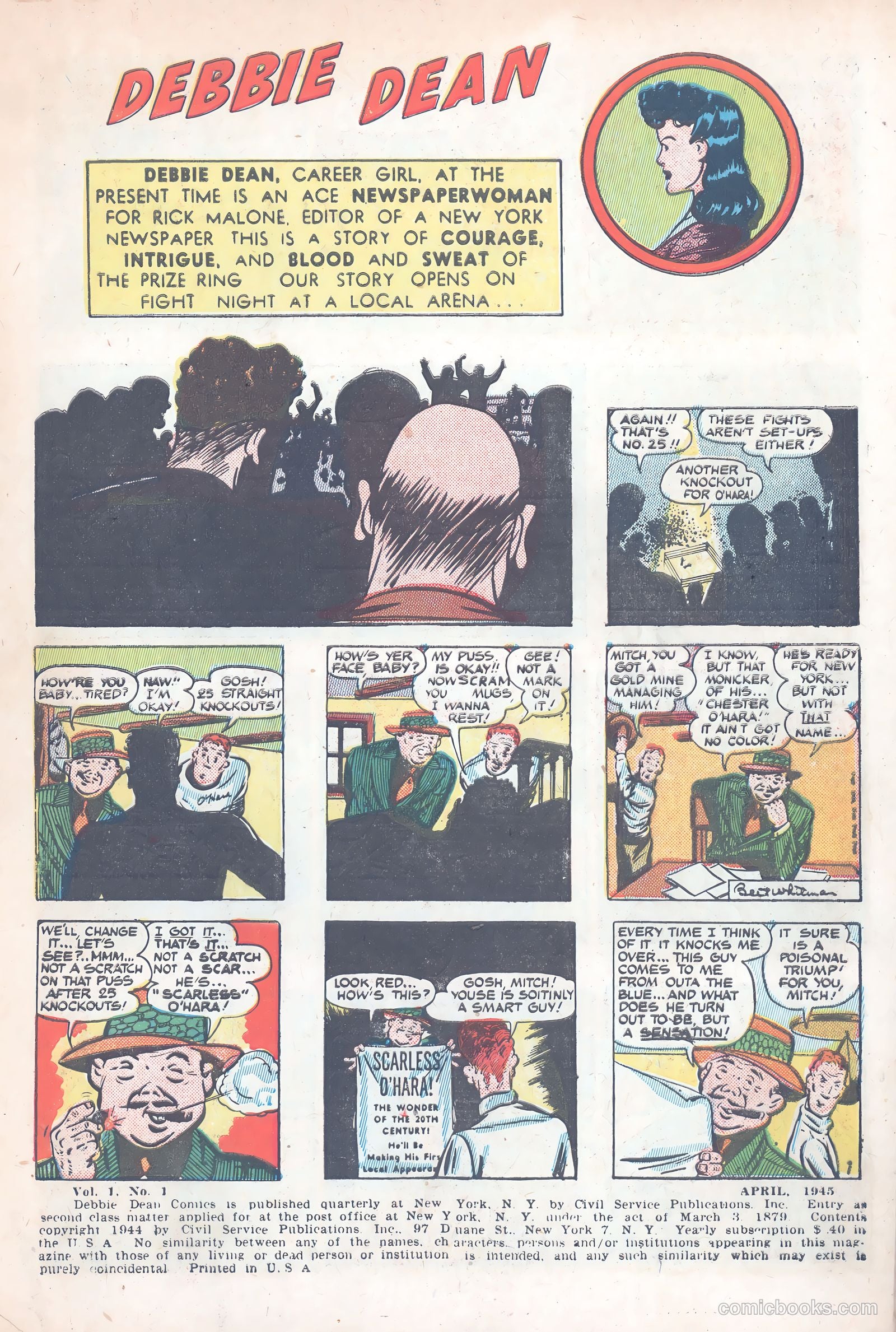 Debbie Dean Comics #1 — page 3 of 36