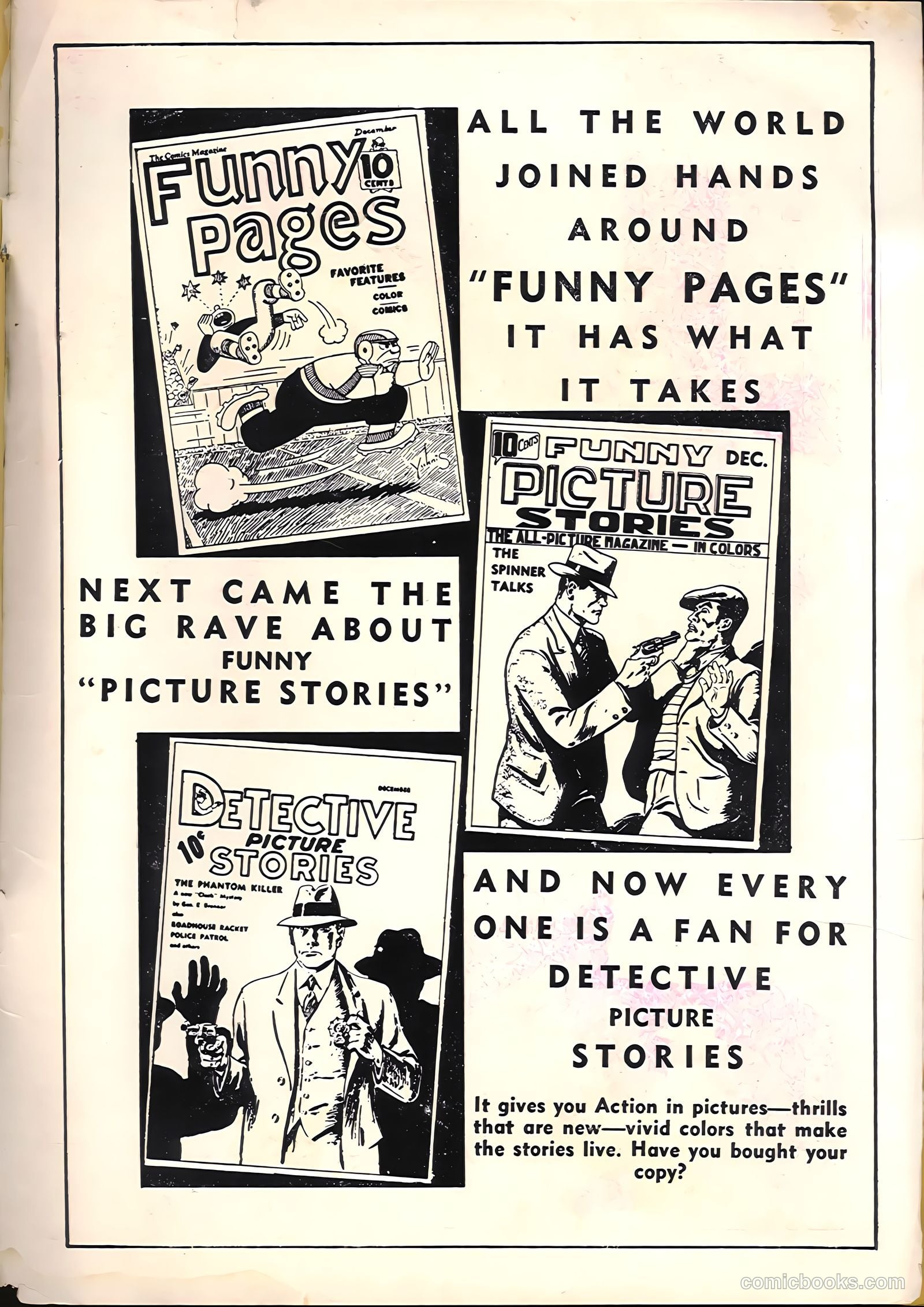 Detective Picture Stories #1 — page 67 of 68