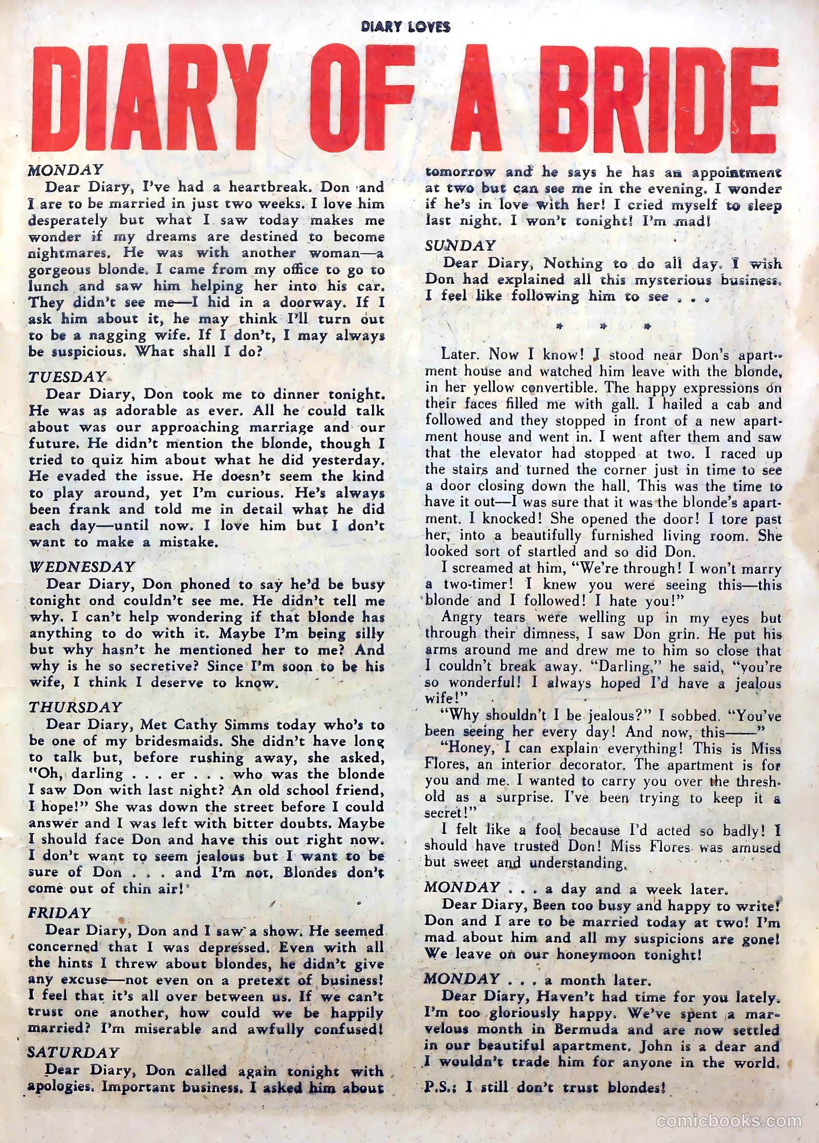 Diary Loves #12 — page 25 of 36