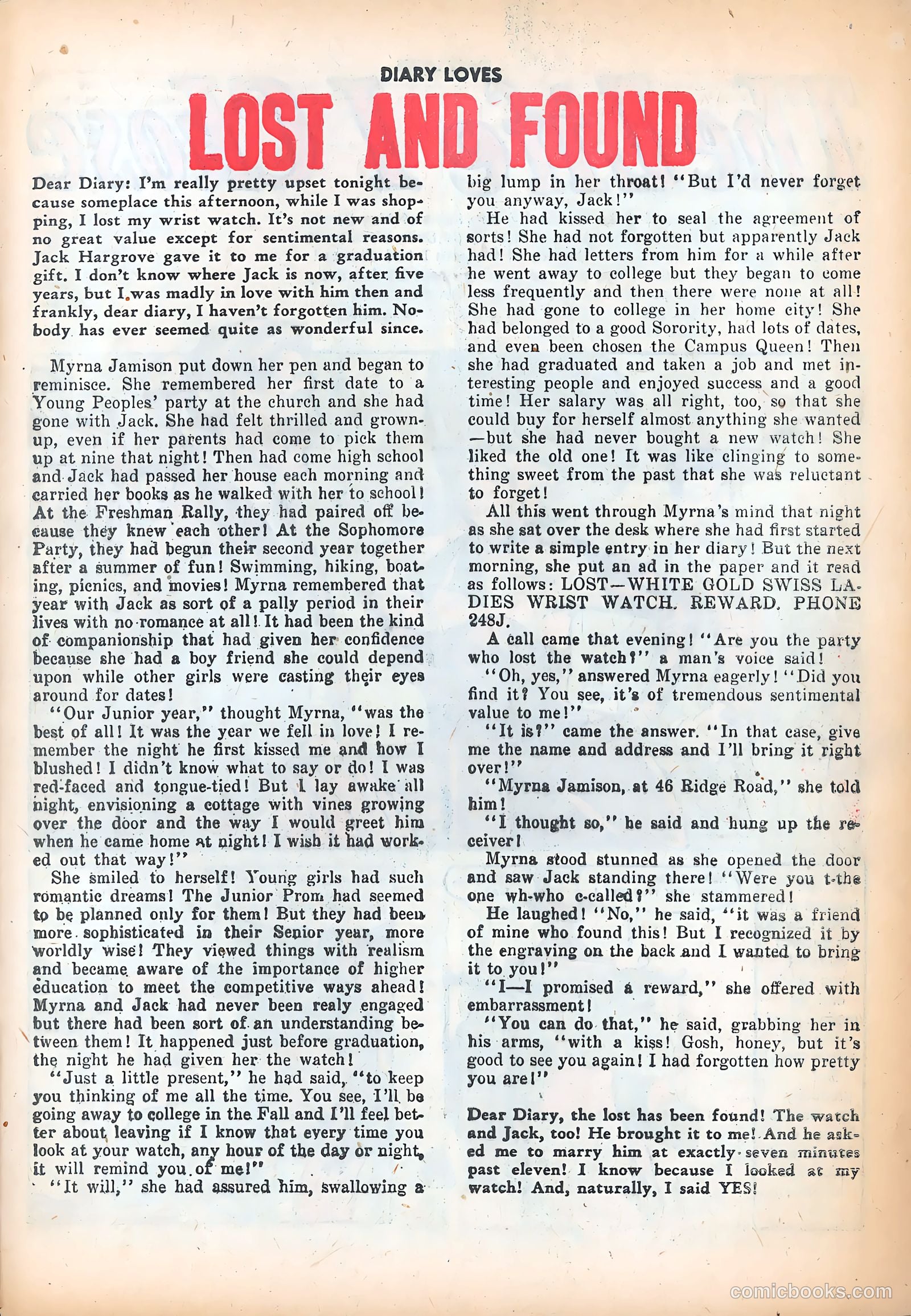 Diary Loves #16 — page 25 of 36
