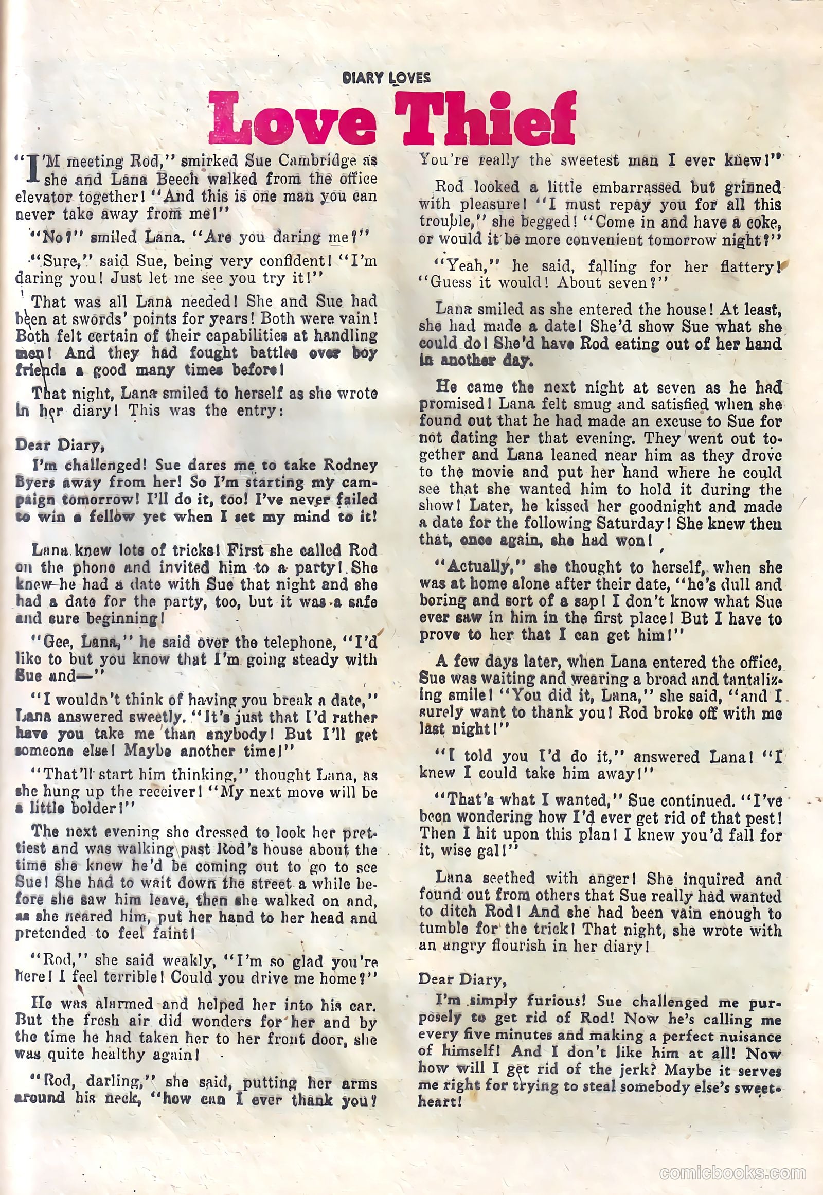 Diary Loves #17 — page 25 of 36