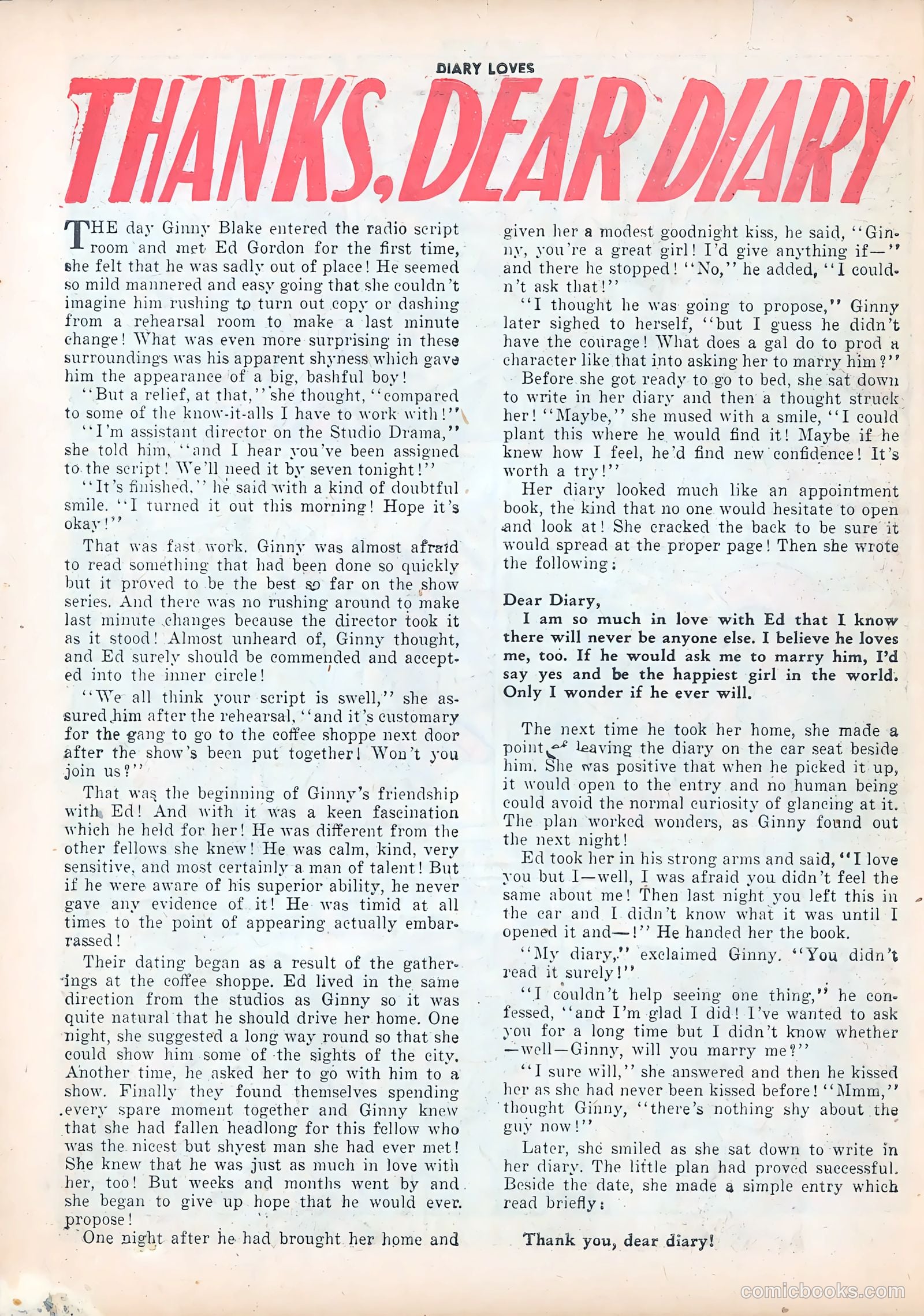 Diary Loves #18 — page 26 of 36