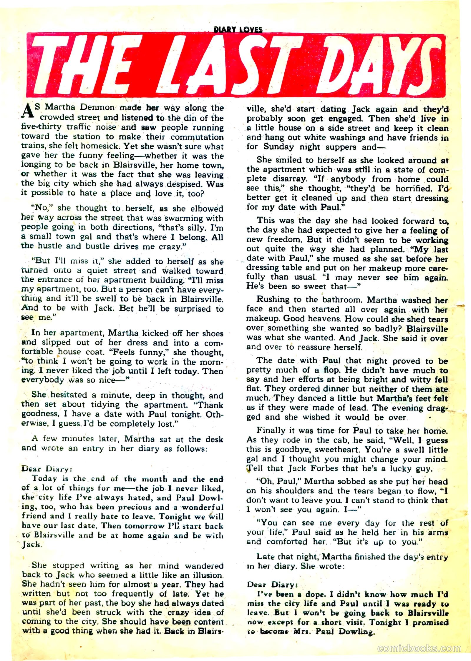 Diary Loves #22 — page 26 of 36