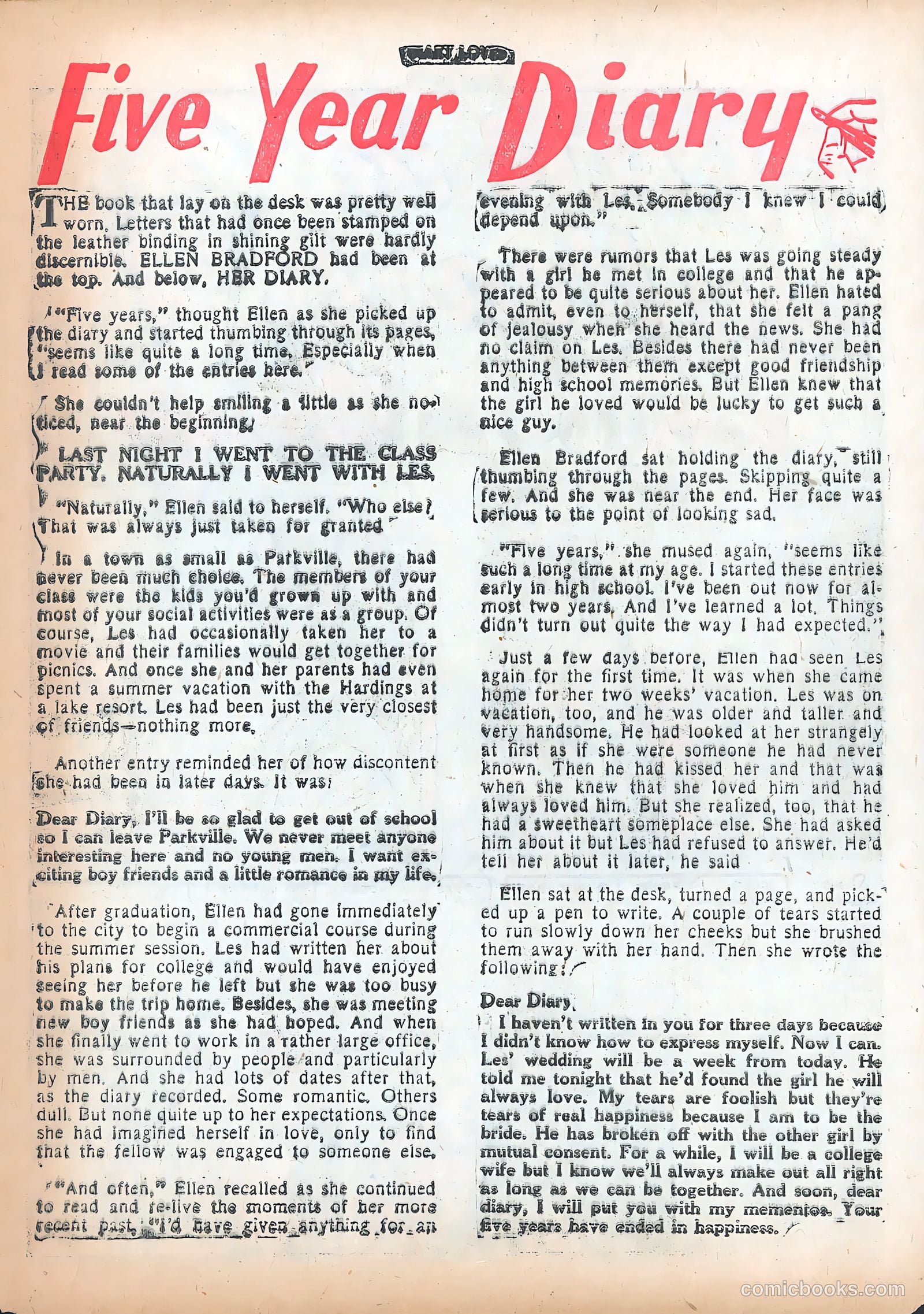 Diary Loves #24 — page 25 of 36