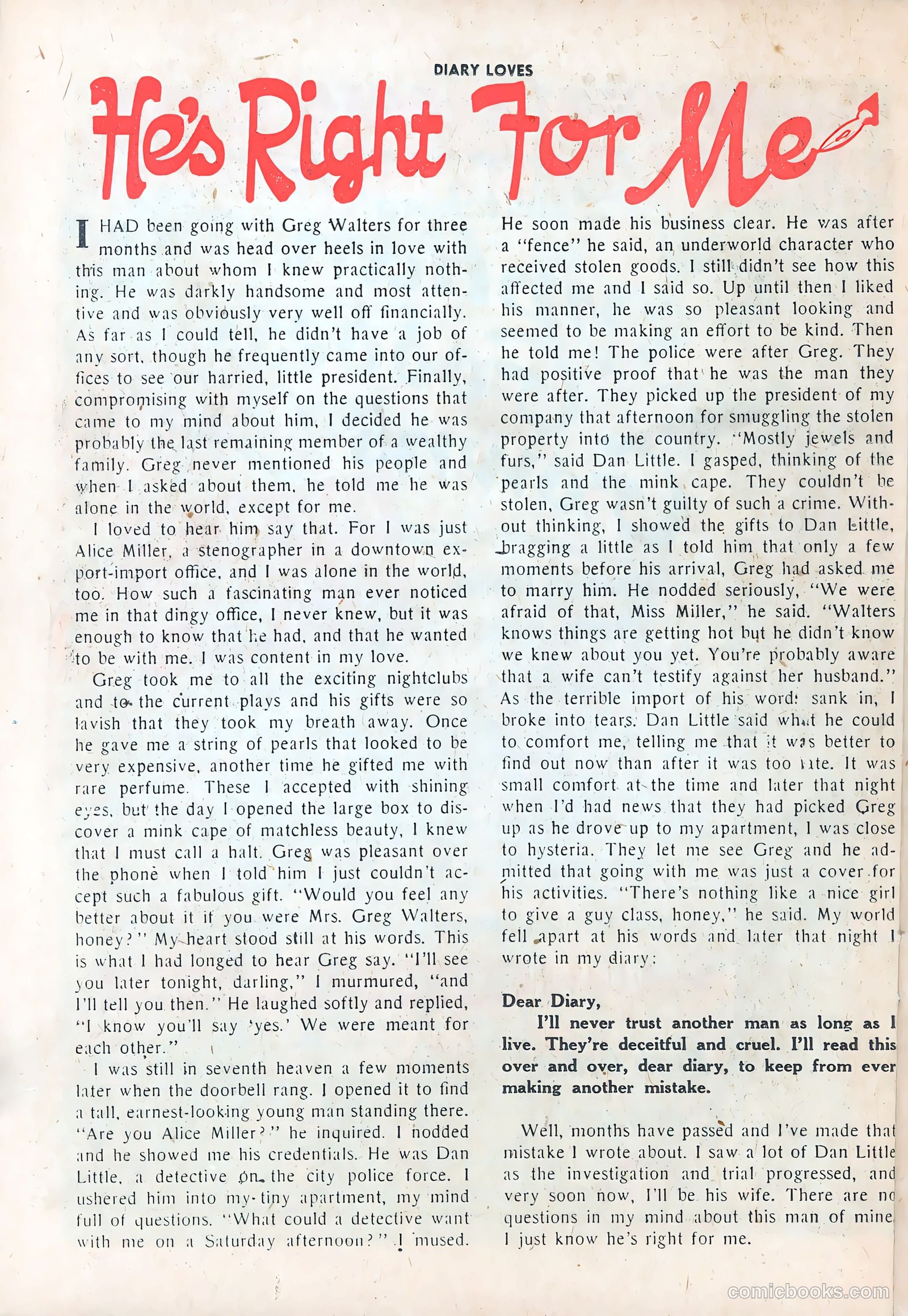 Diary Loves #29 — page 26 of 36
