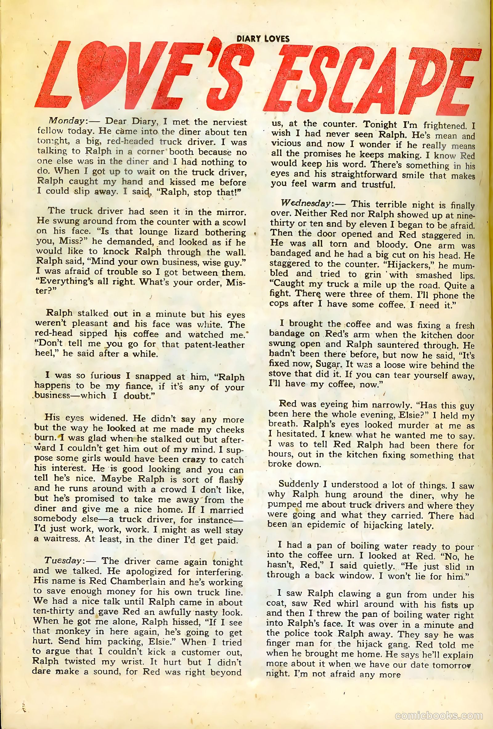 Diary Loves #3 — page 26 of 36