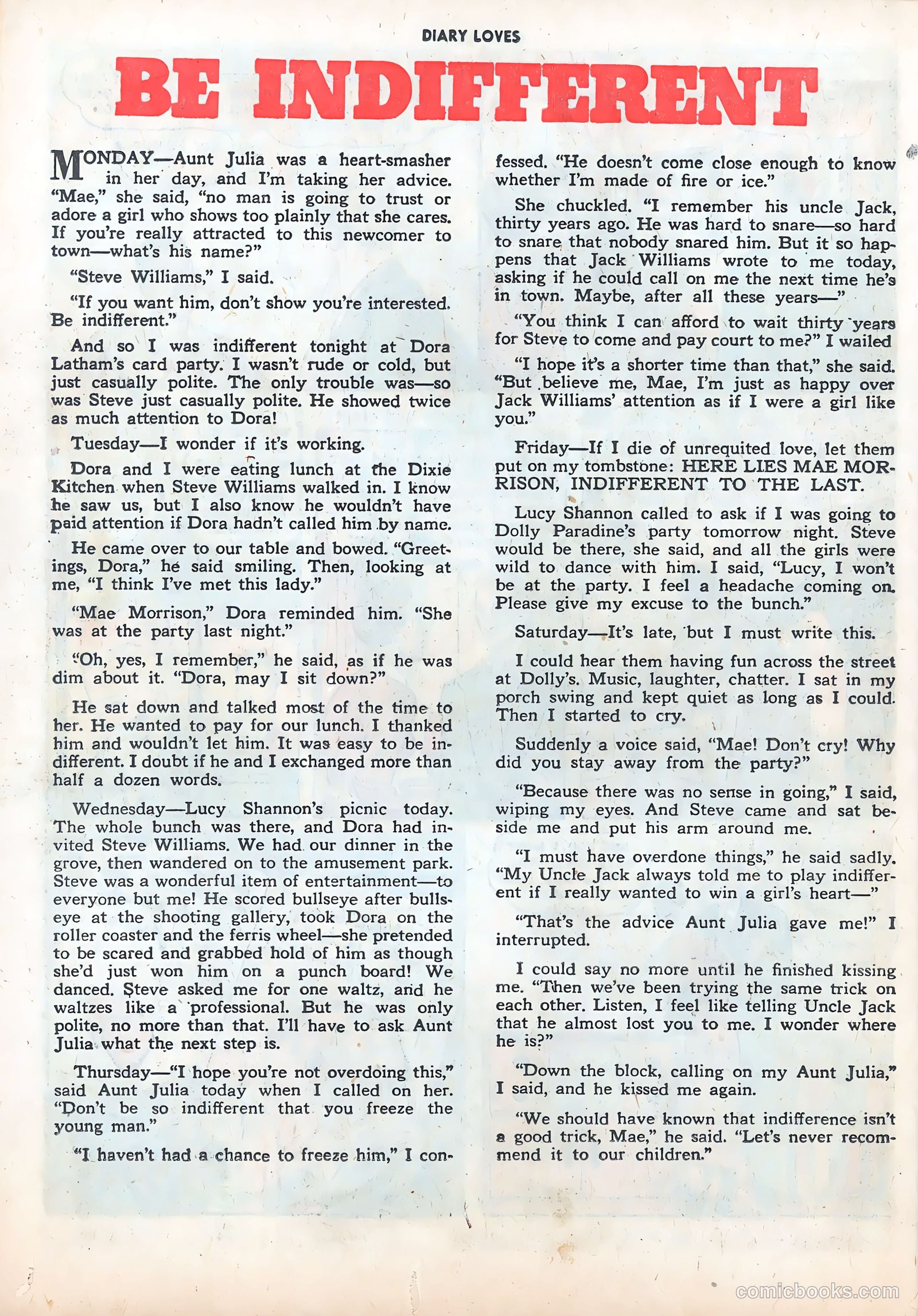 Diary Loves #6 — page 26 of 36