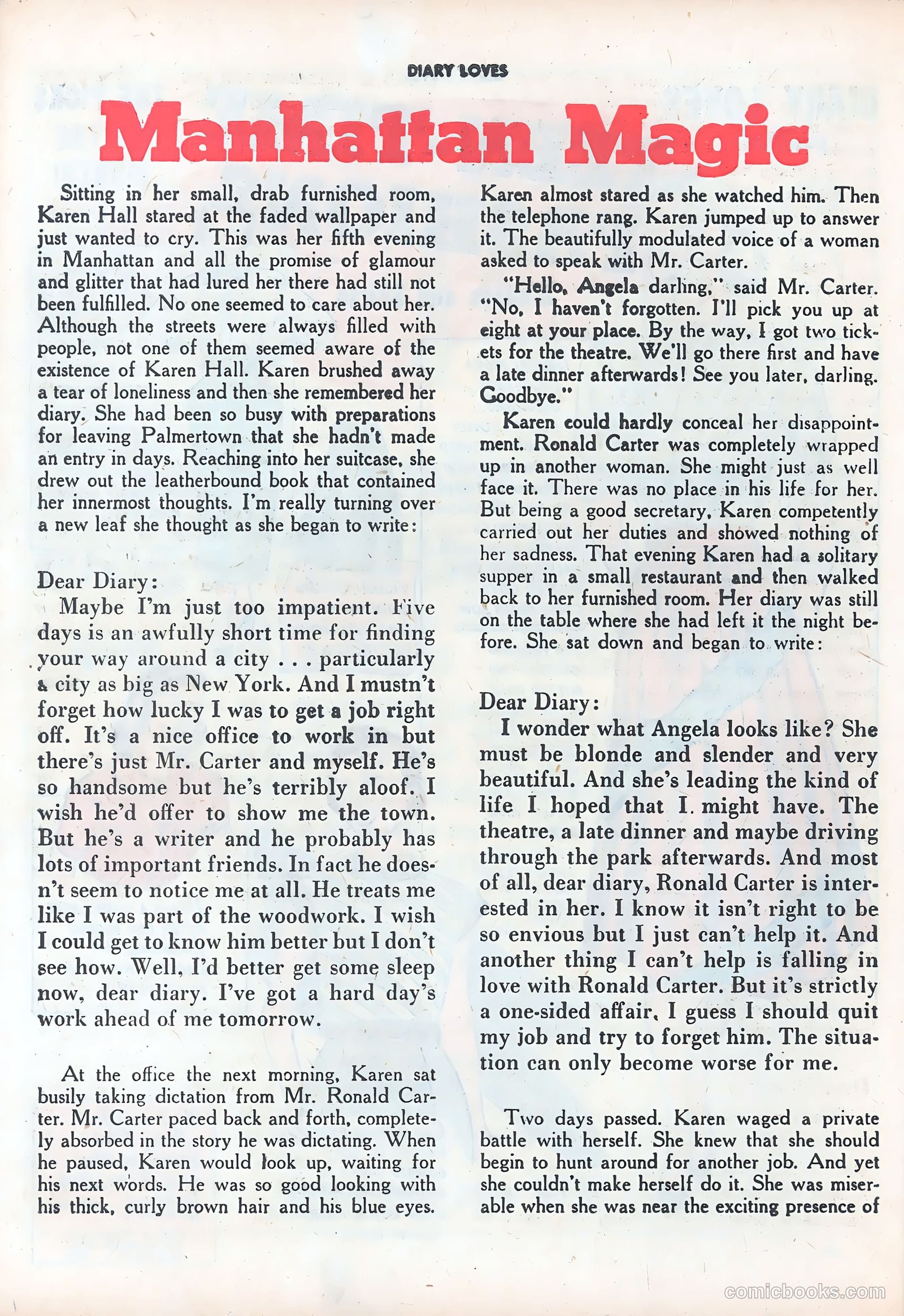 Diary Loves #9 — page 37 of 51