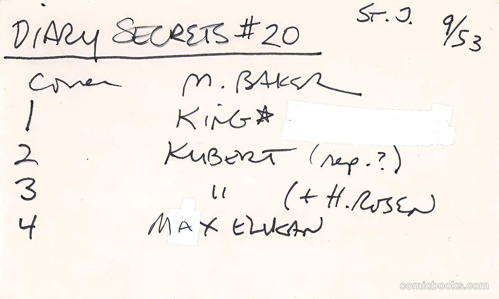 Diary Secrets #20 — page 38 of 38