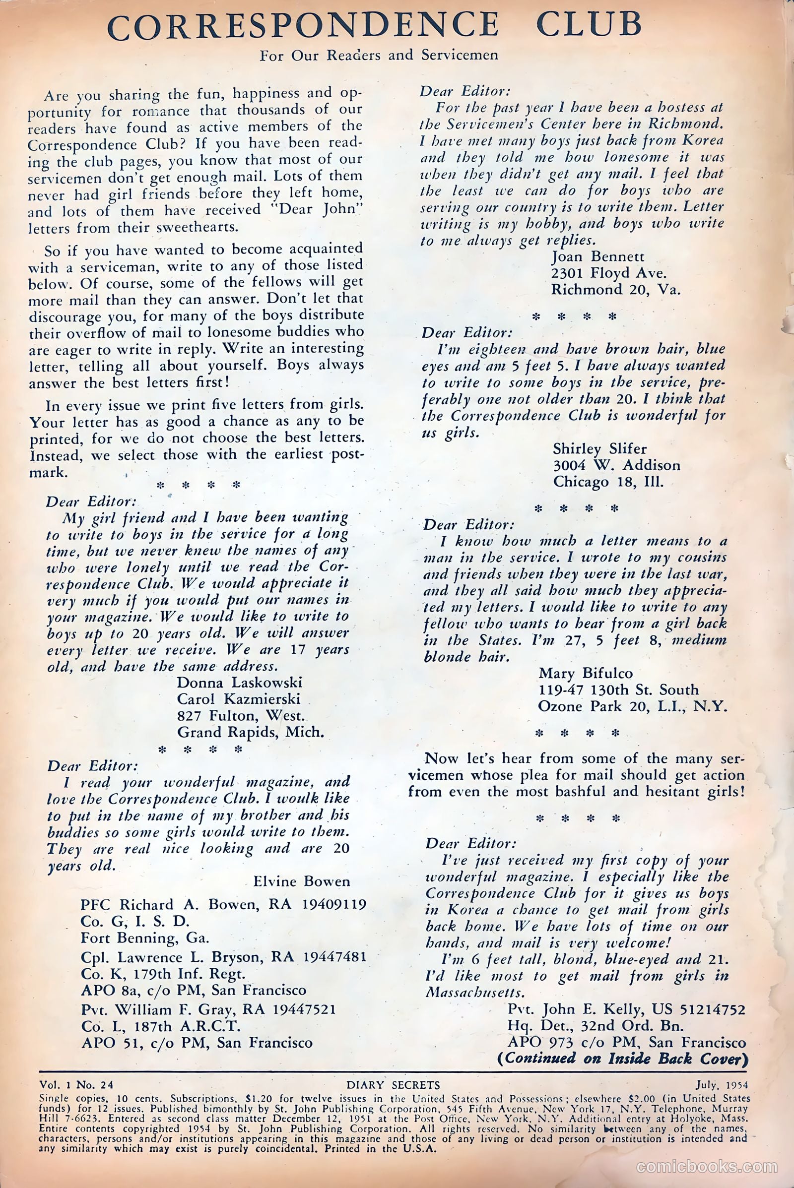 Diary Secrets #24 — page 2 of 37