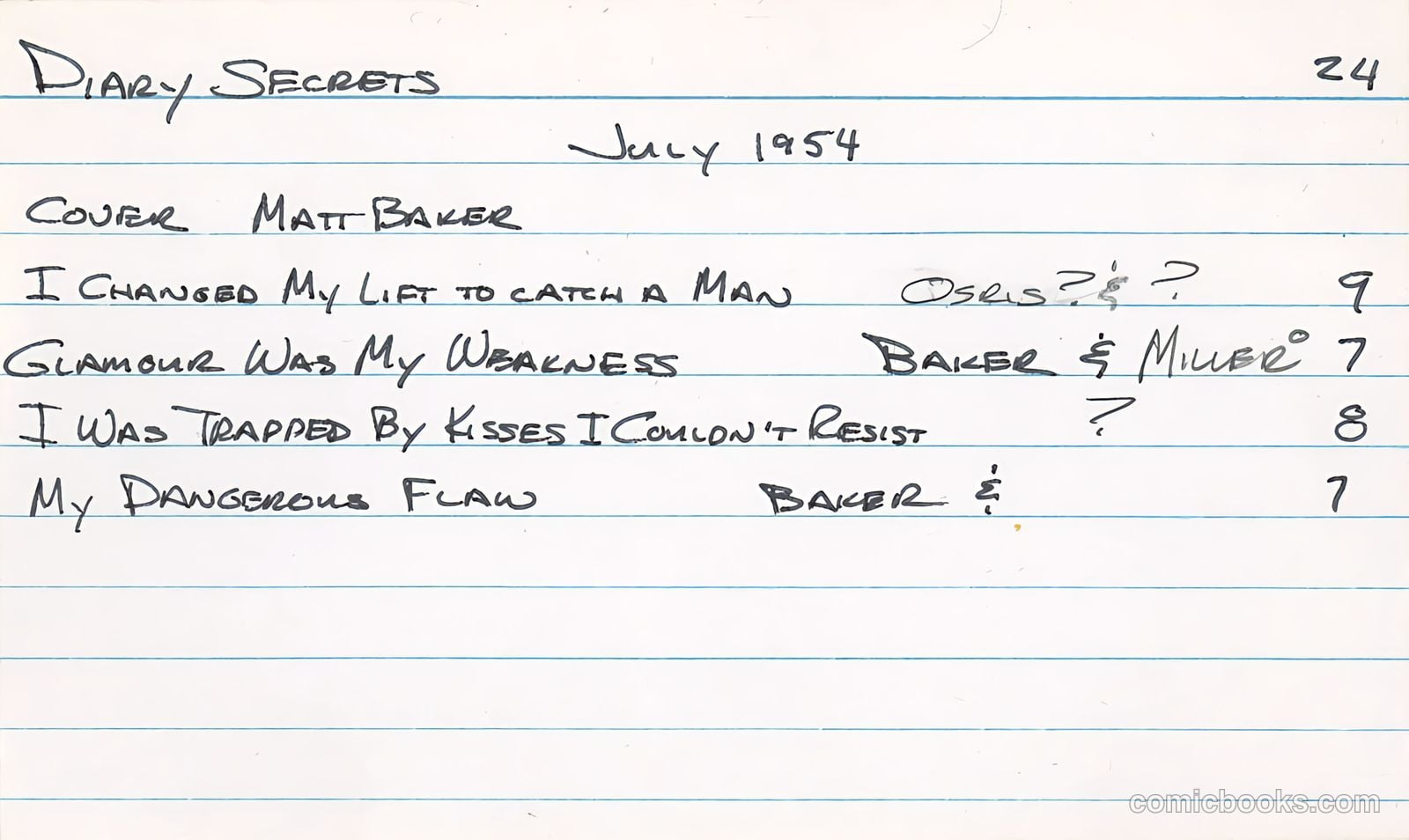 Diary Secrets #24 — page 37 of 37