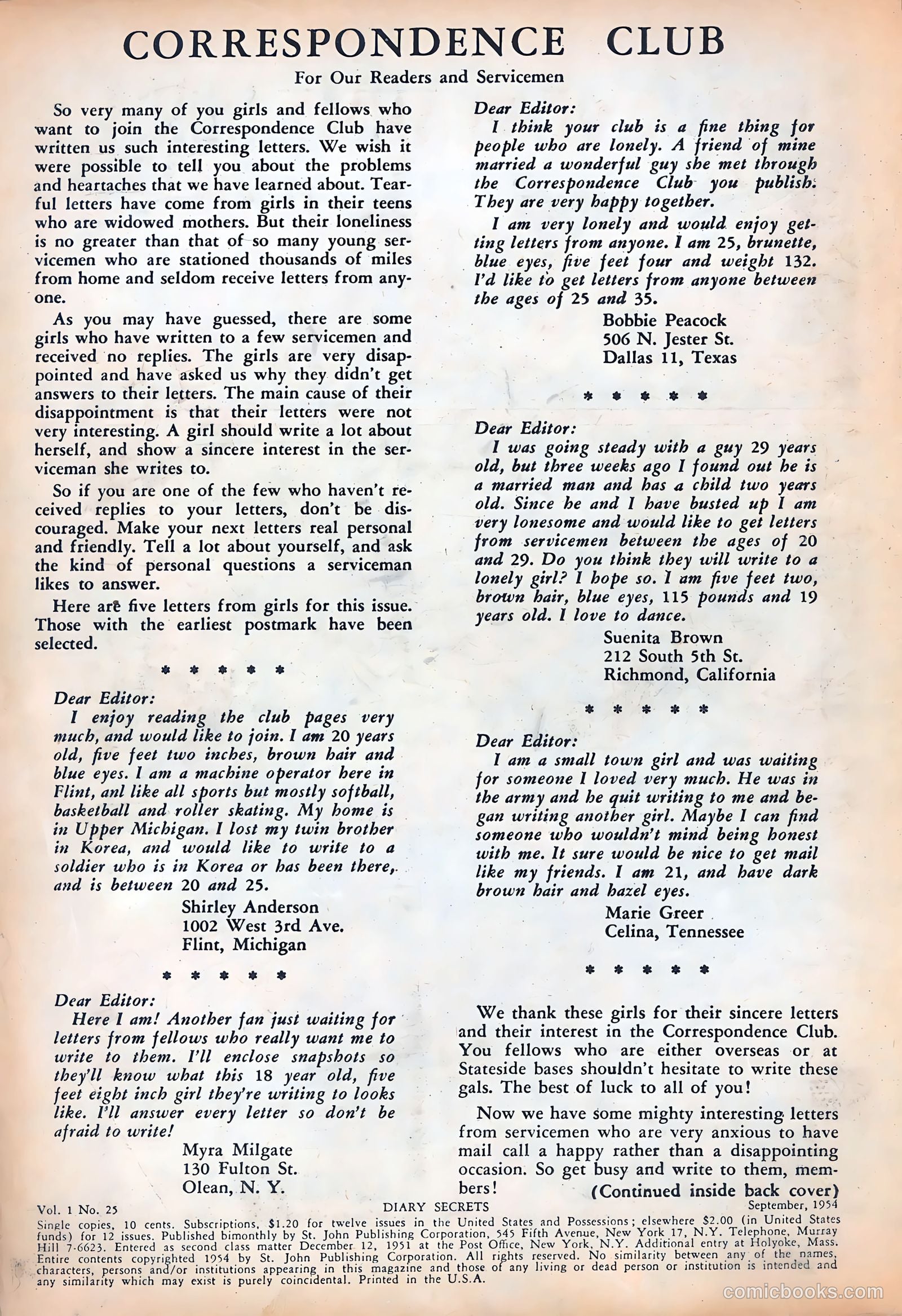 Diary Secrets #25 — page 2 of 36