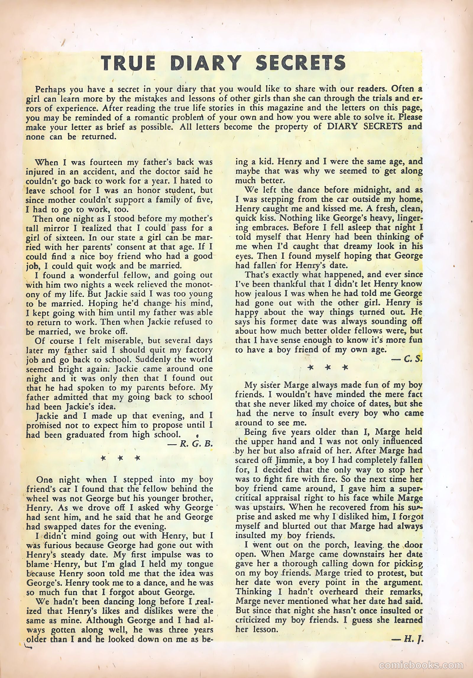 Diary Secrets #30 — page 21 of 37