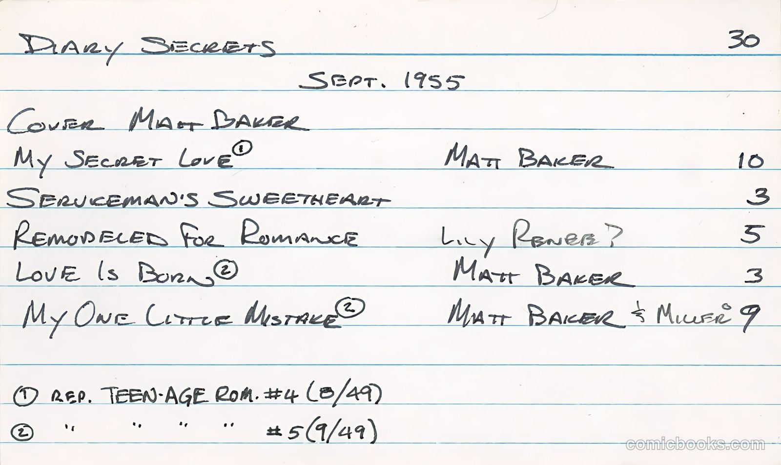 Diary Secrets #30 — page 37 of 37
