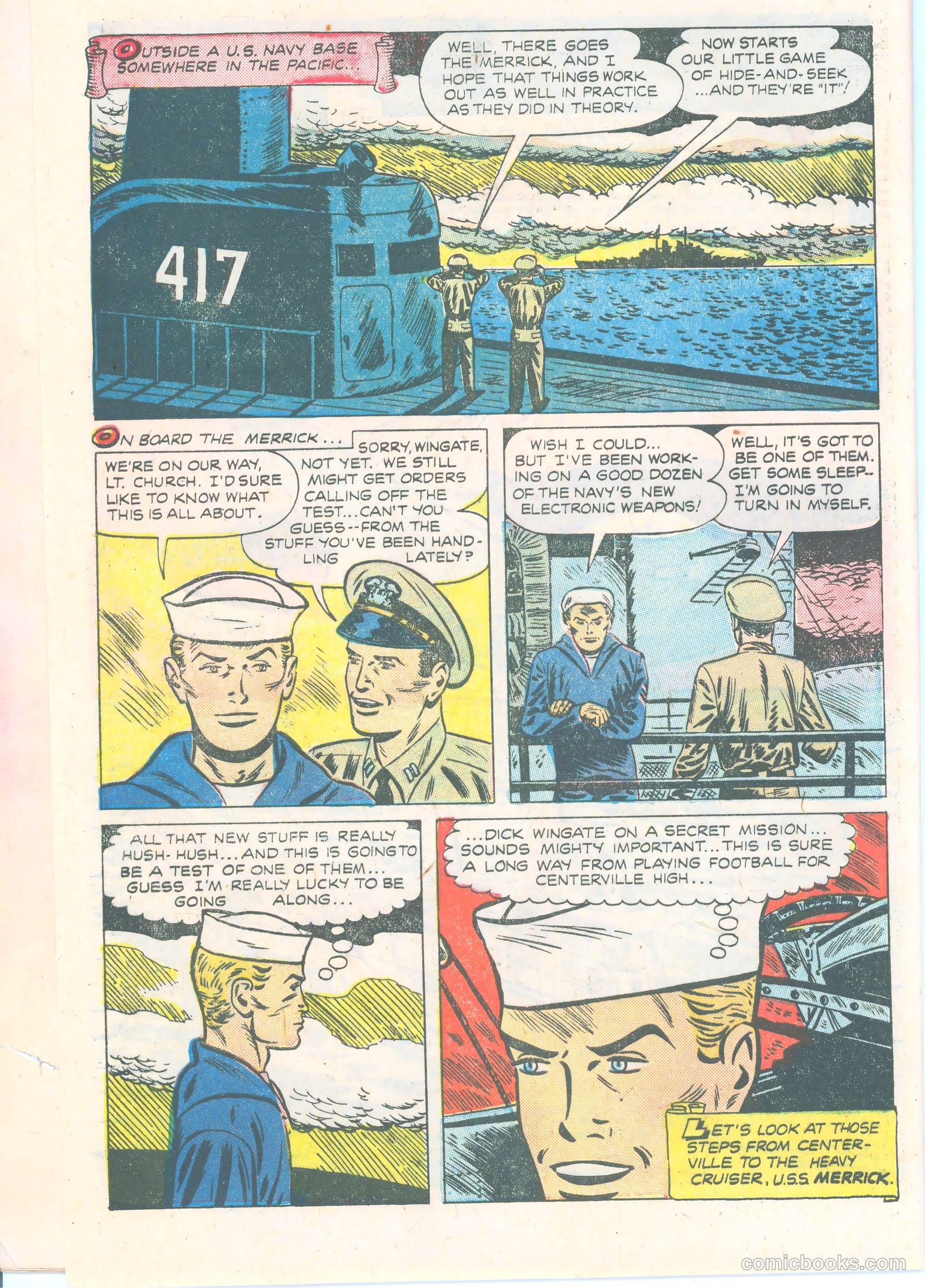Dick Wingate of the United States Navy #1 — page 4 of 36