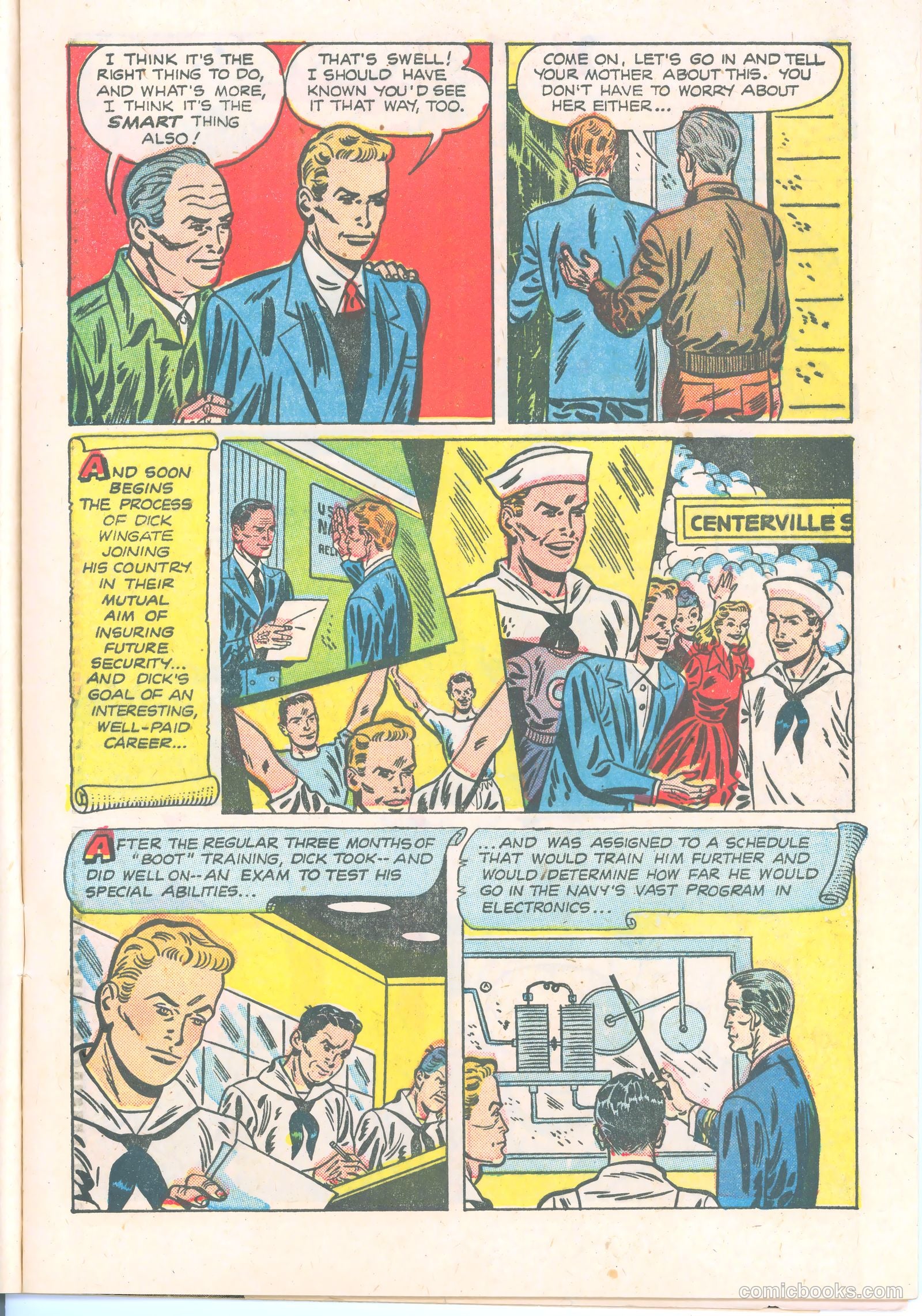 Dick Wingate of the United States Navy #1 — page 9 of 36
