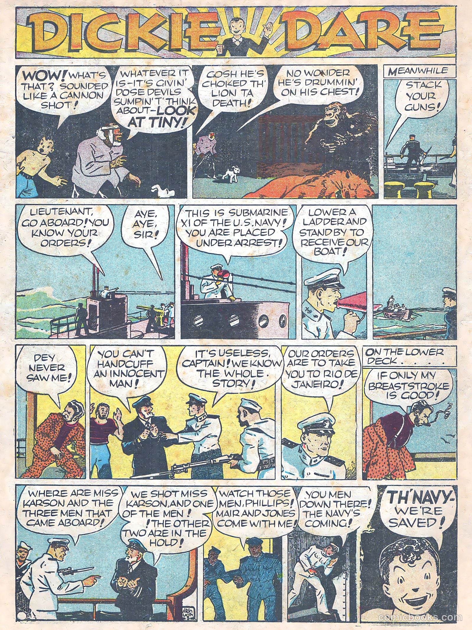 Dickie Dare #2 — page 65 of 66