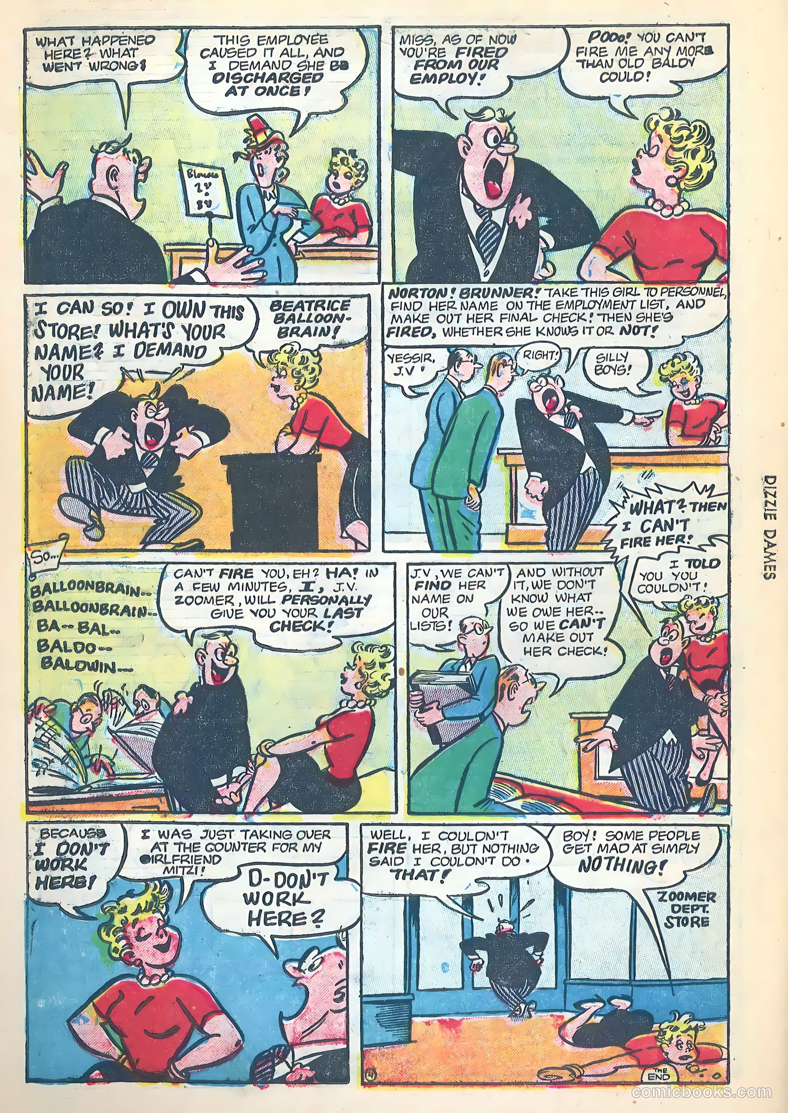 Dizzy Dames #4 — page 34 of 36