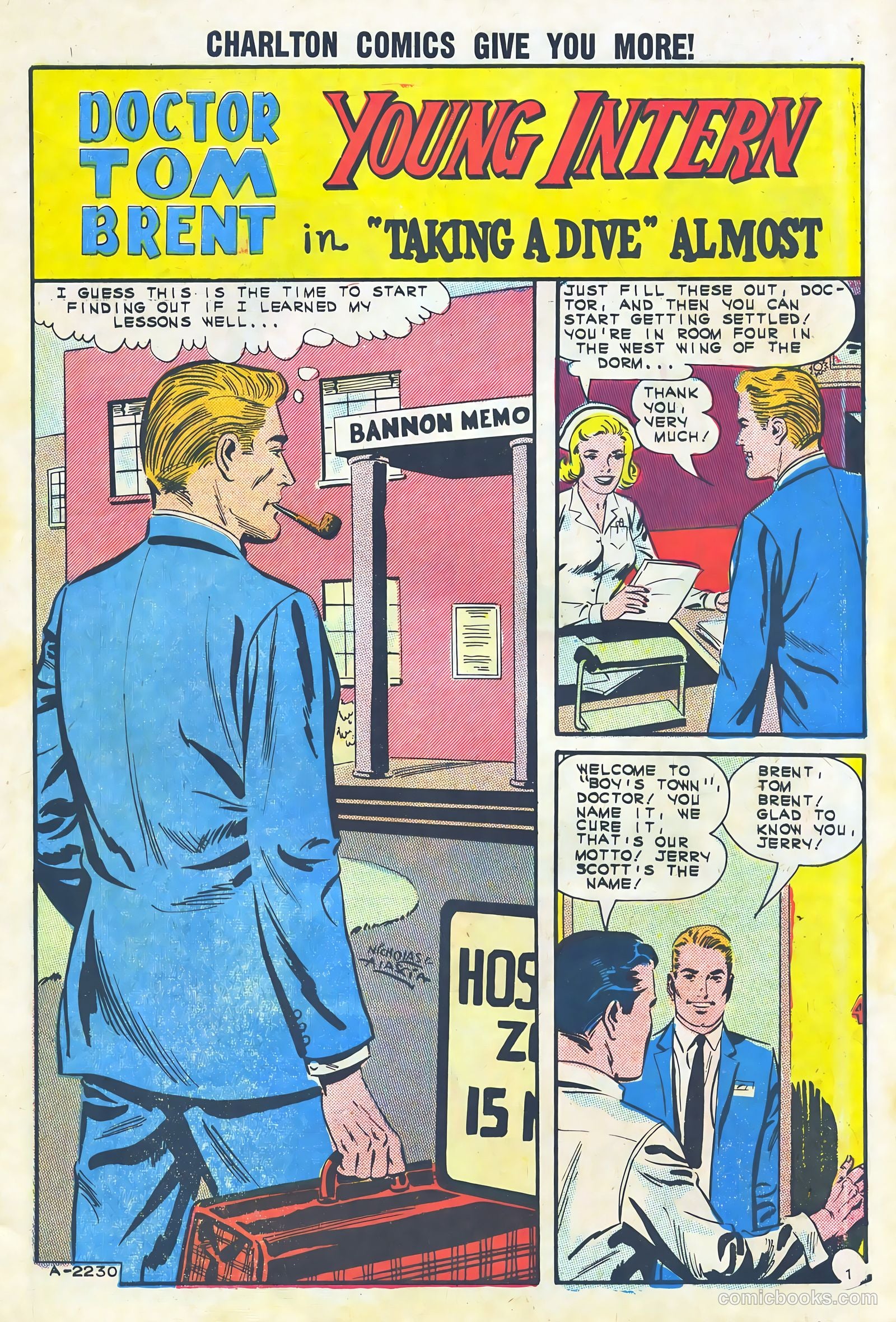 Doctor Tom Brent, Young Intern #1 — page 3 of 37