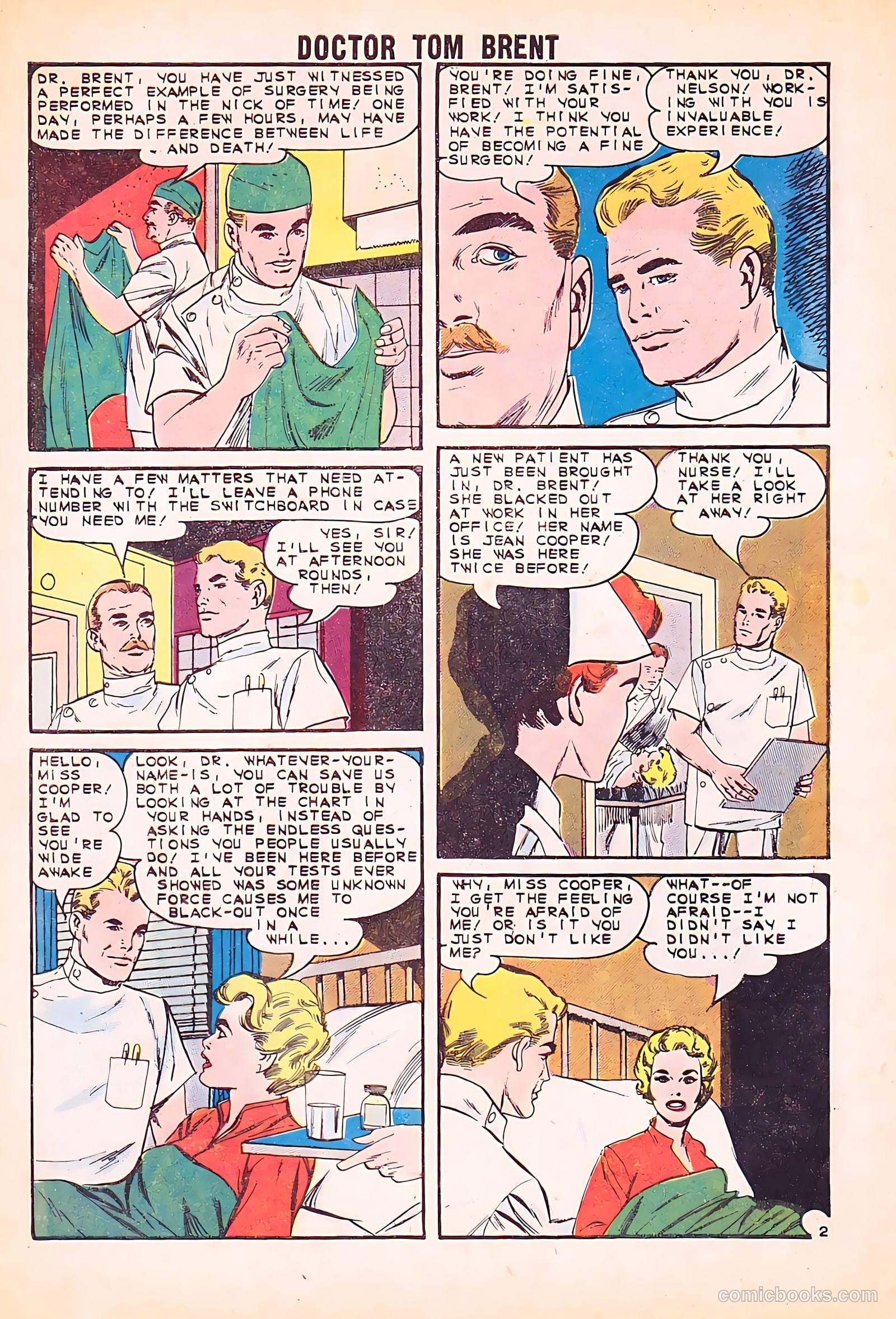 Doctor Tom Brent, Young Intern #5 — page 5 of 37
